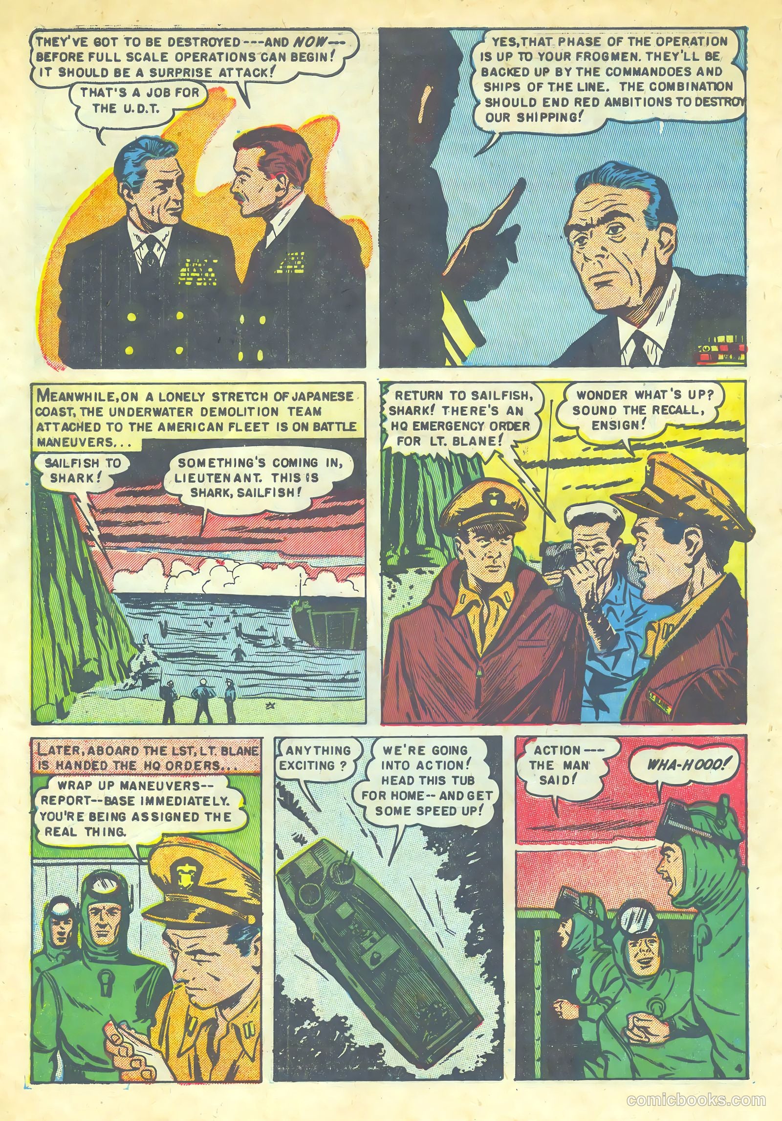 Fighting Undersea Commandos #2 (1952) — page 6 of 36