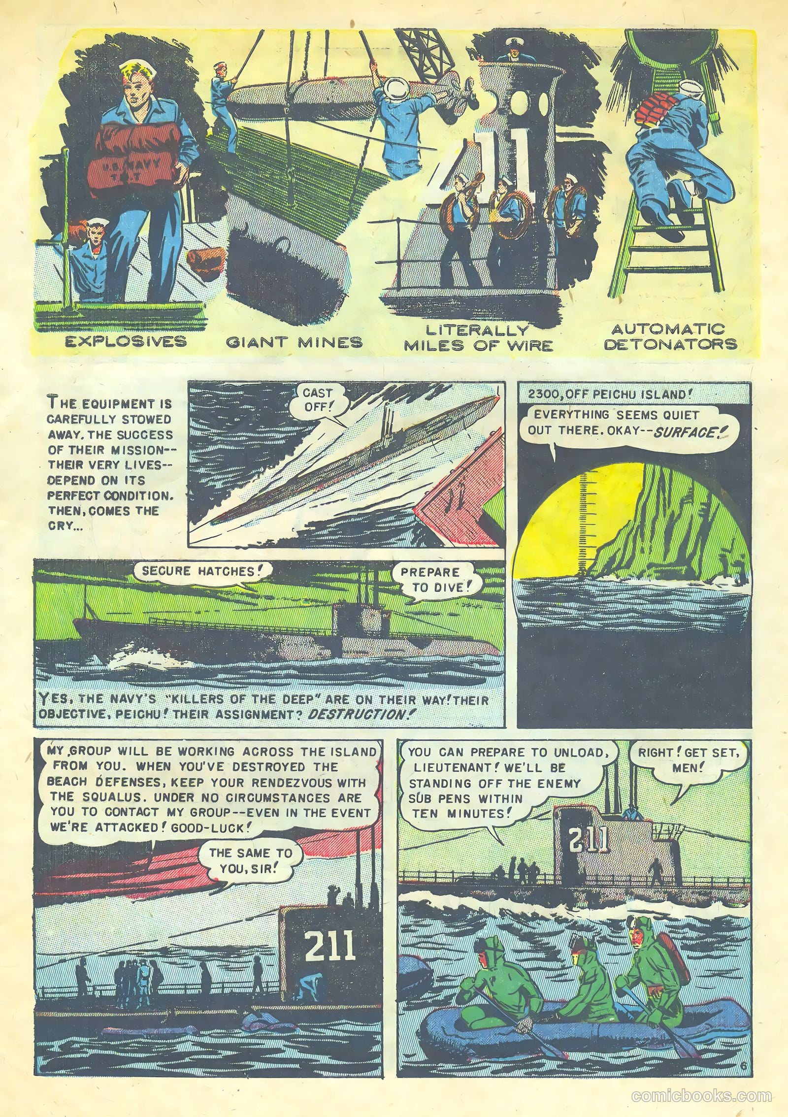 Fighting Undersea Commandos #2 (1952) — page 8 of 36