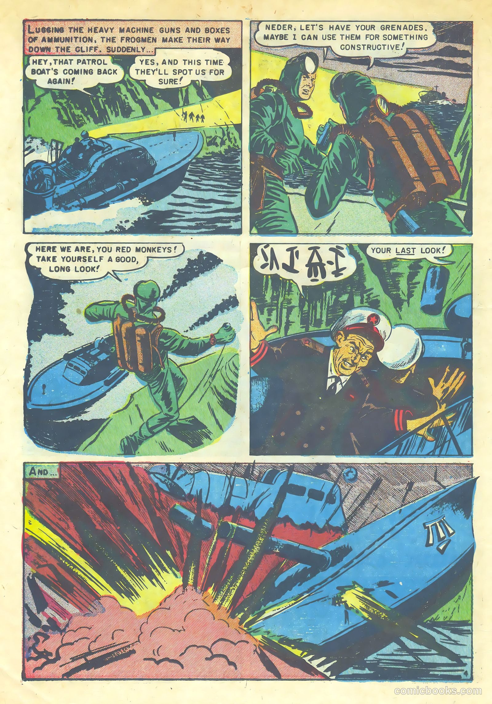 Fighting Undersea Commandos #2 (1952) — page 22 of 36
