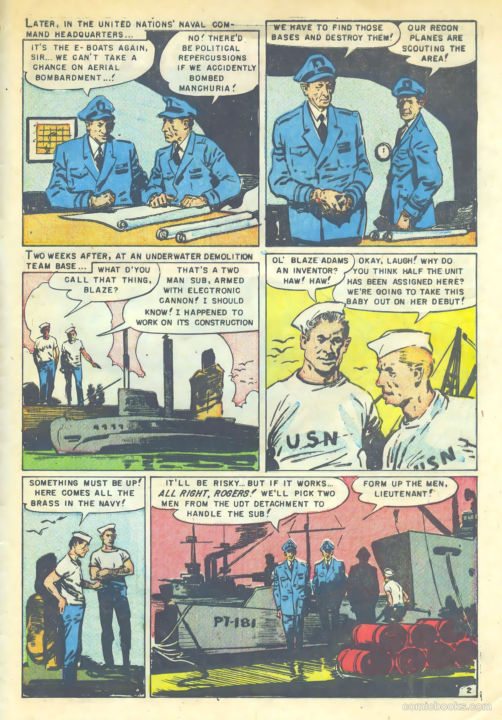 Fighting Undersea Commandos #2 (1952) — page 29 of 36
