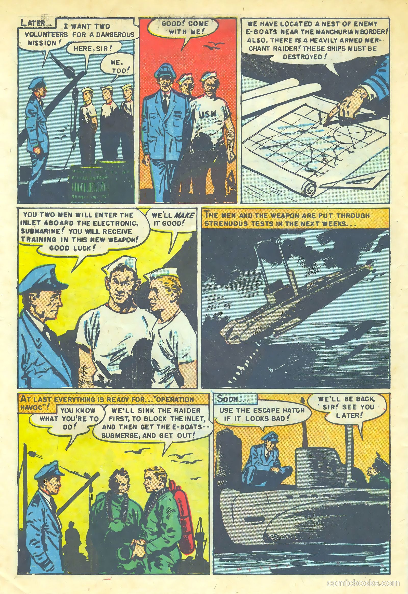 Fighting Undersea Commandos #2 (1952) — page 30 of 36