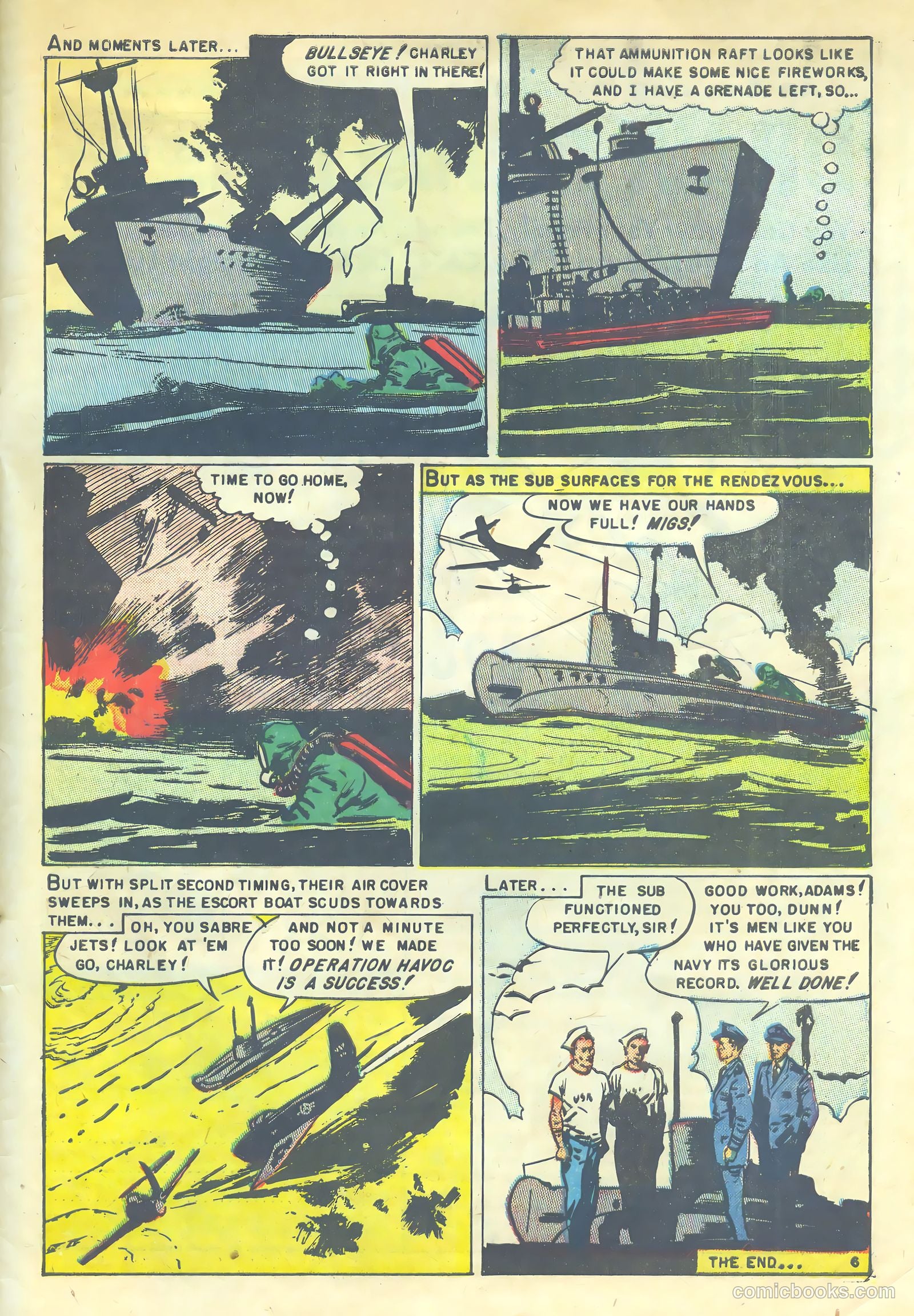 Fighting Undersea Commandos #2 (1952) — page 33 of 36
