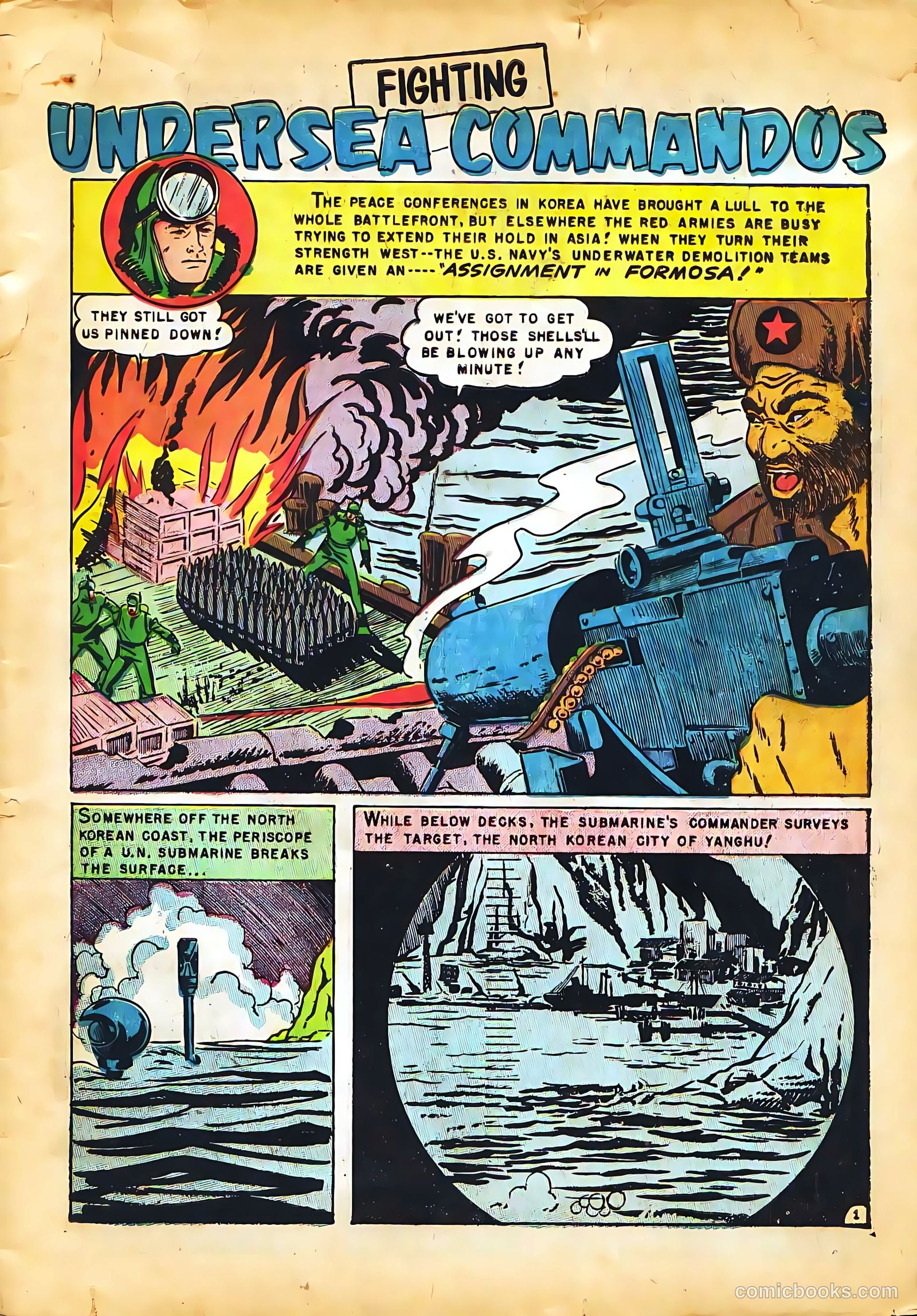 Fighting Undersea Commandos #3 (1952) — page 3 of 36
