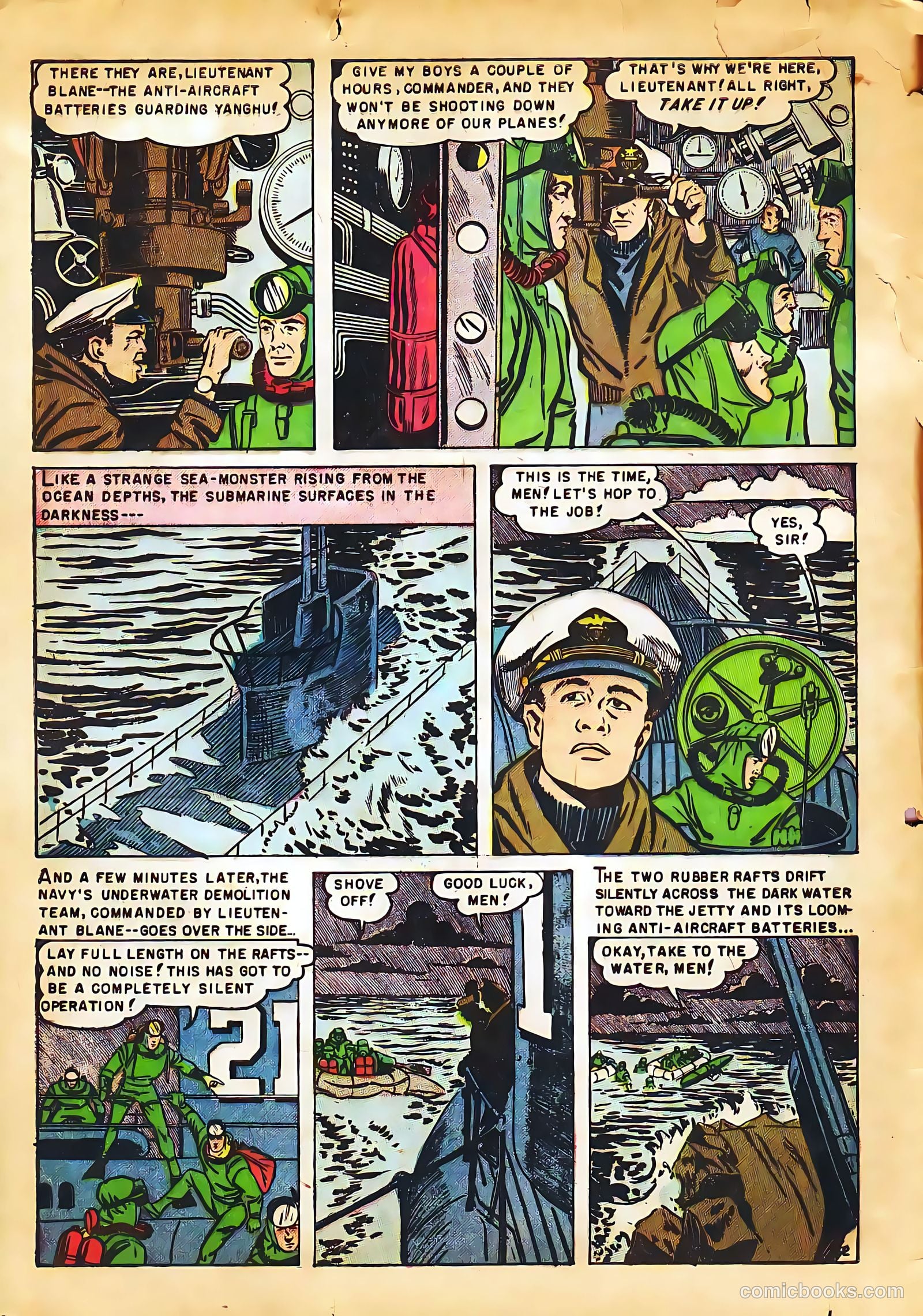 Fighting Undersea Commandos #3 (1952) — page 4 of 36