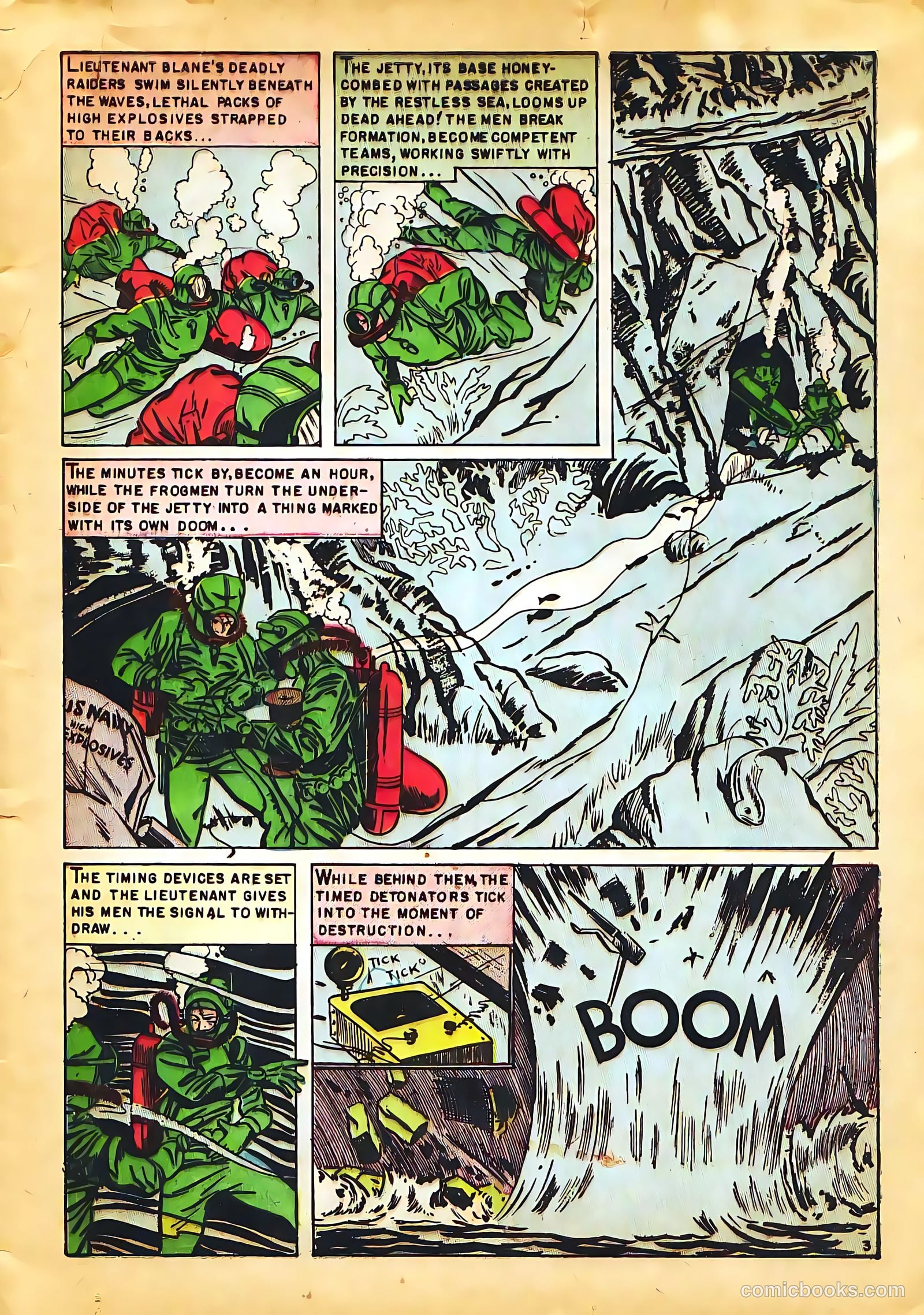 Fighting Undersea Commandos #3 (1952) — page 5 of 36