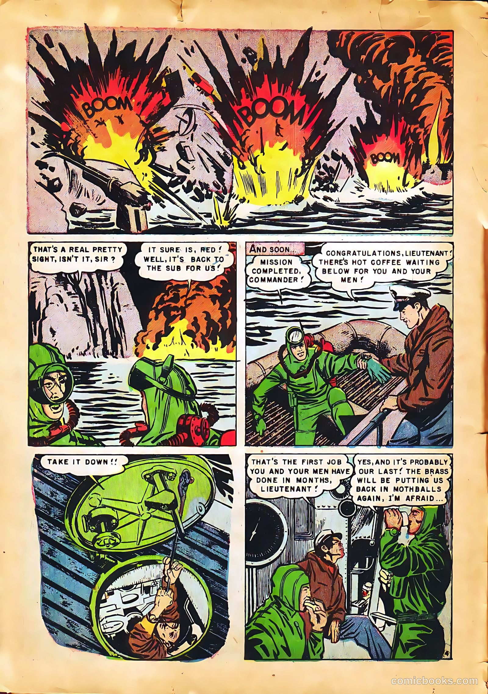 Fighting Undersea Commandos #3 (1952) — page 6 of 36