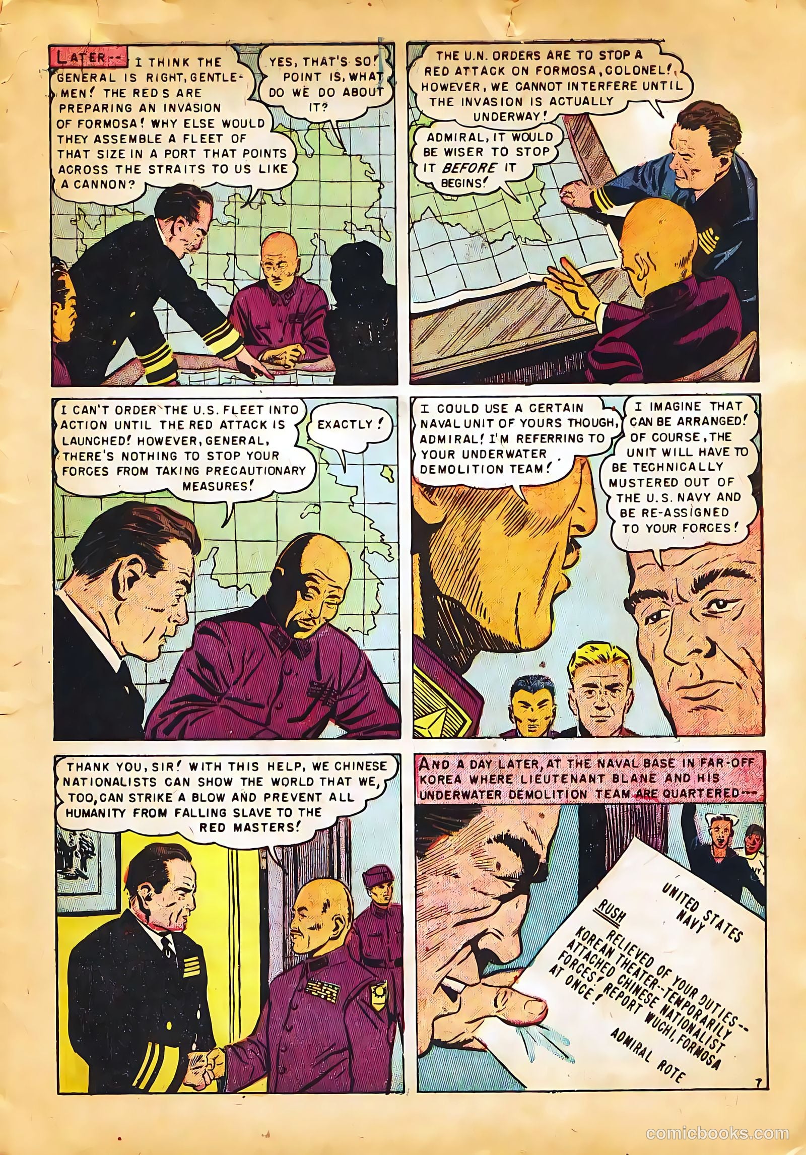 Fighting Undersea Commandos #3 (1952) — page 9 of 36