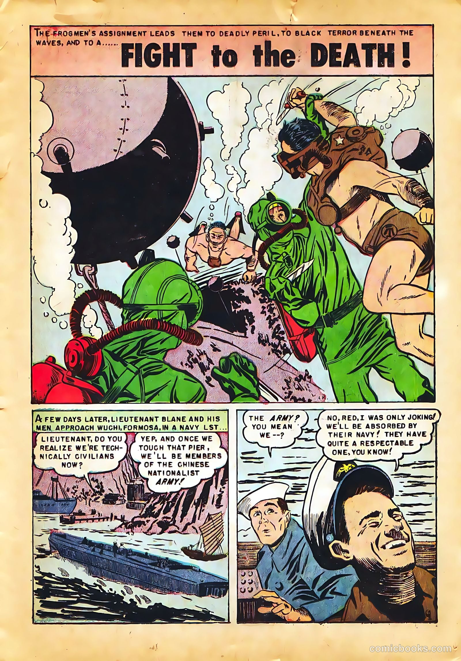 Fighting Undersea Commandos #3 (1952) — page 11 of 36