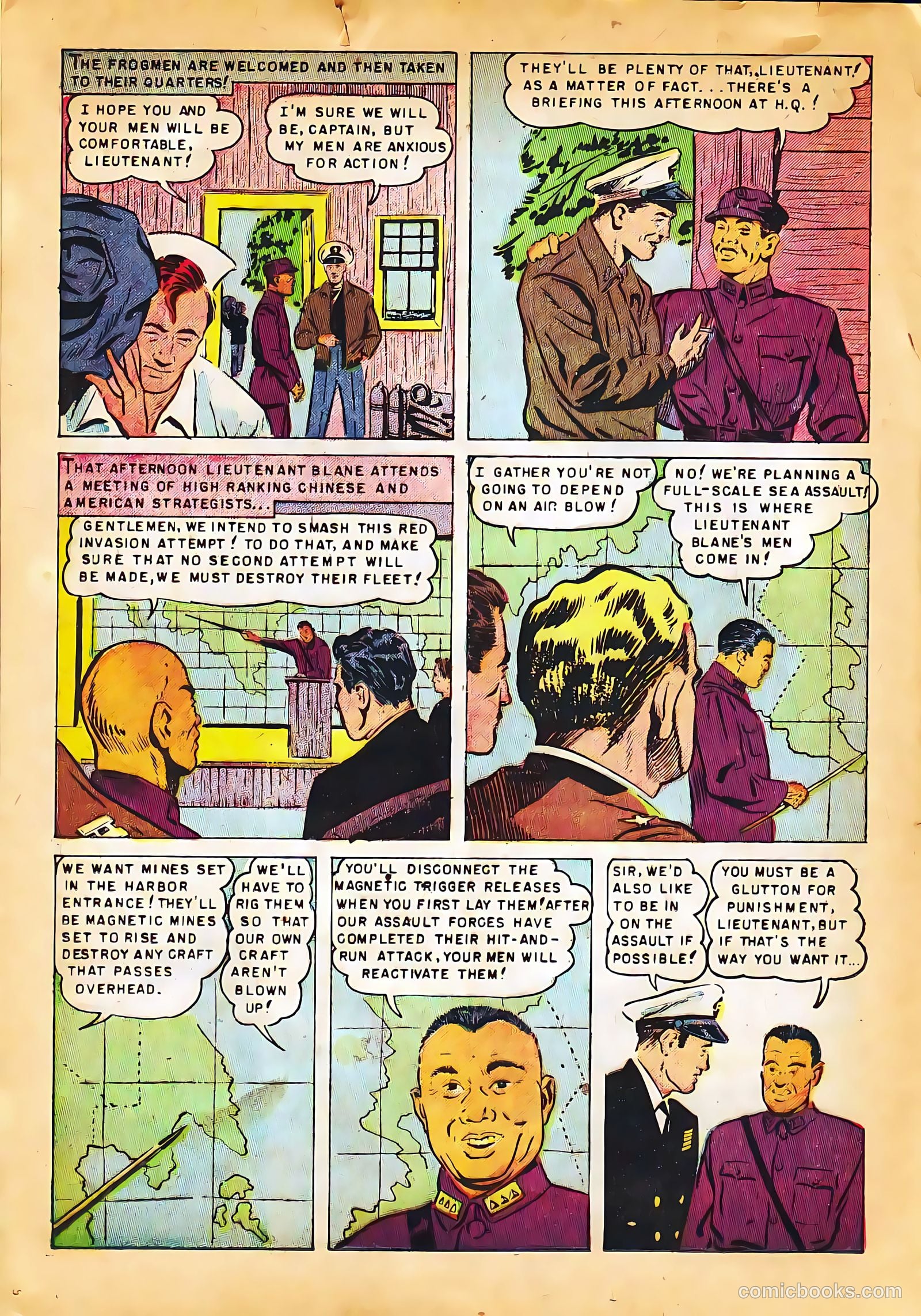 Fighting Undersea Commandos #3 (1952) — page 12 of 36
