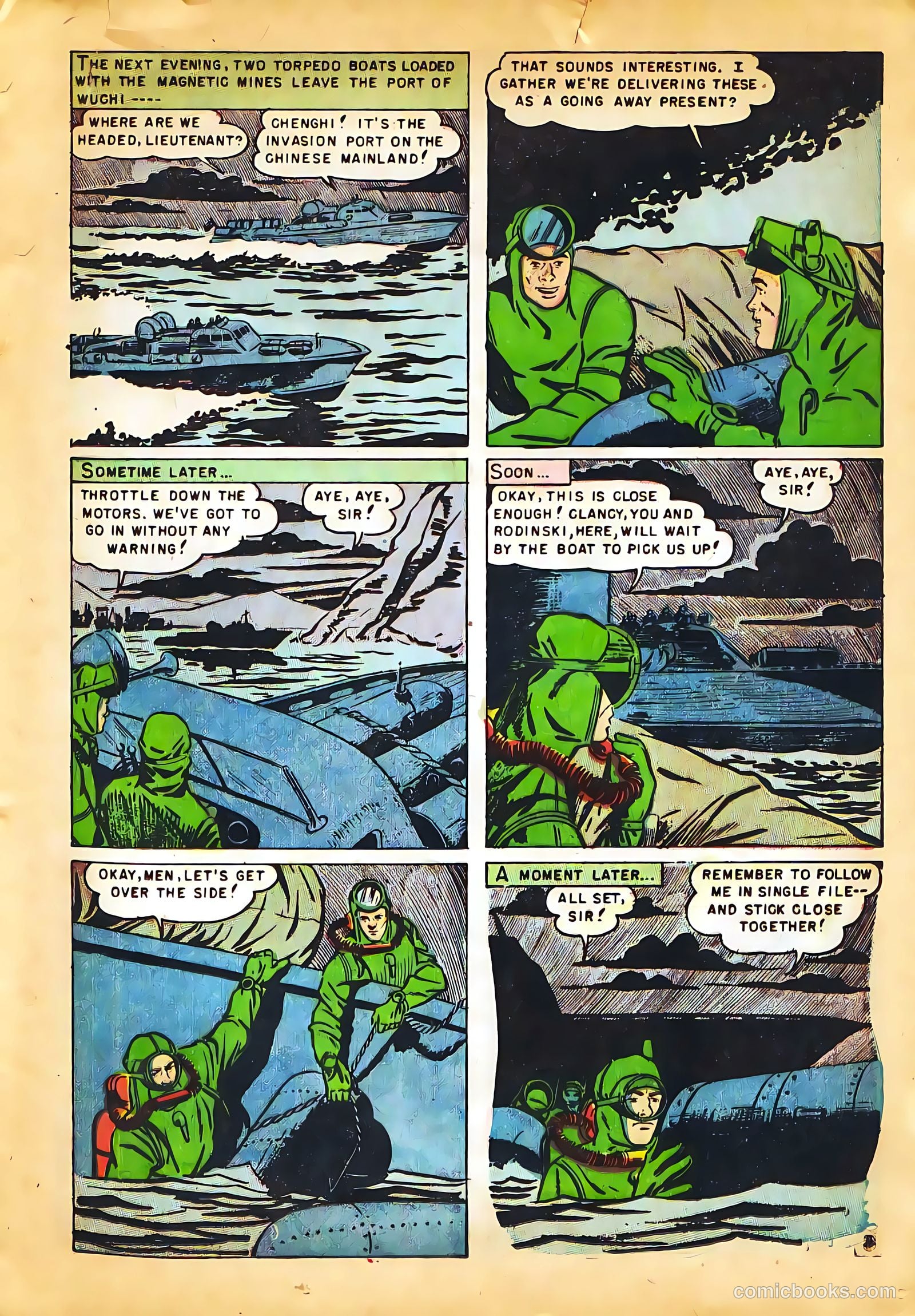 Fighting Undersea Commandos #3 (1952) — page 13 of 36
