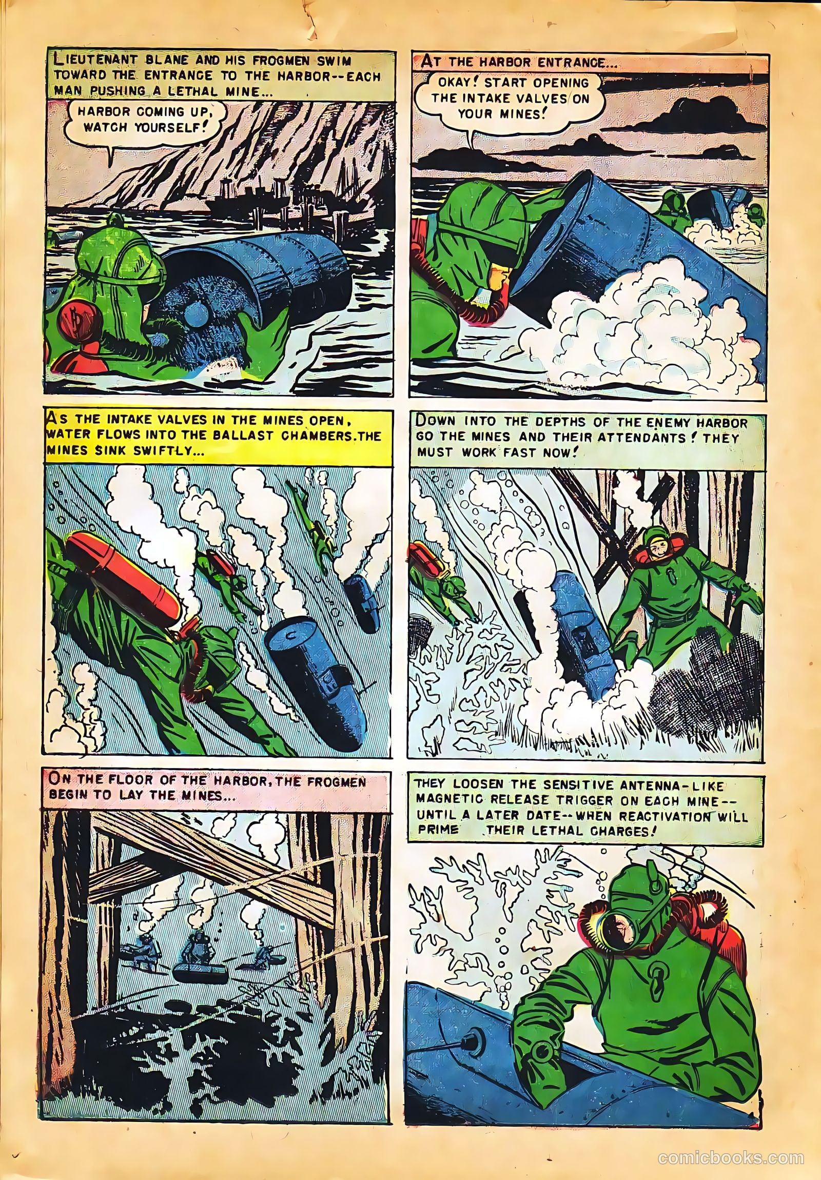 Fighting Undersea Commandos #3 (1952) — page 14 of 36