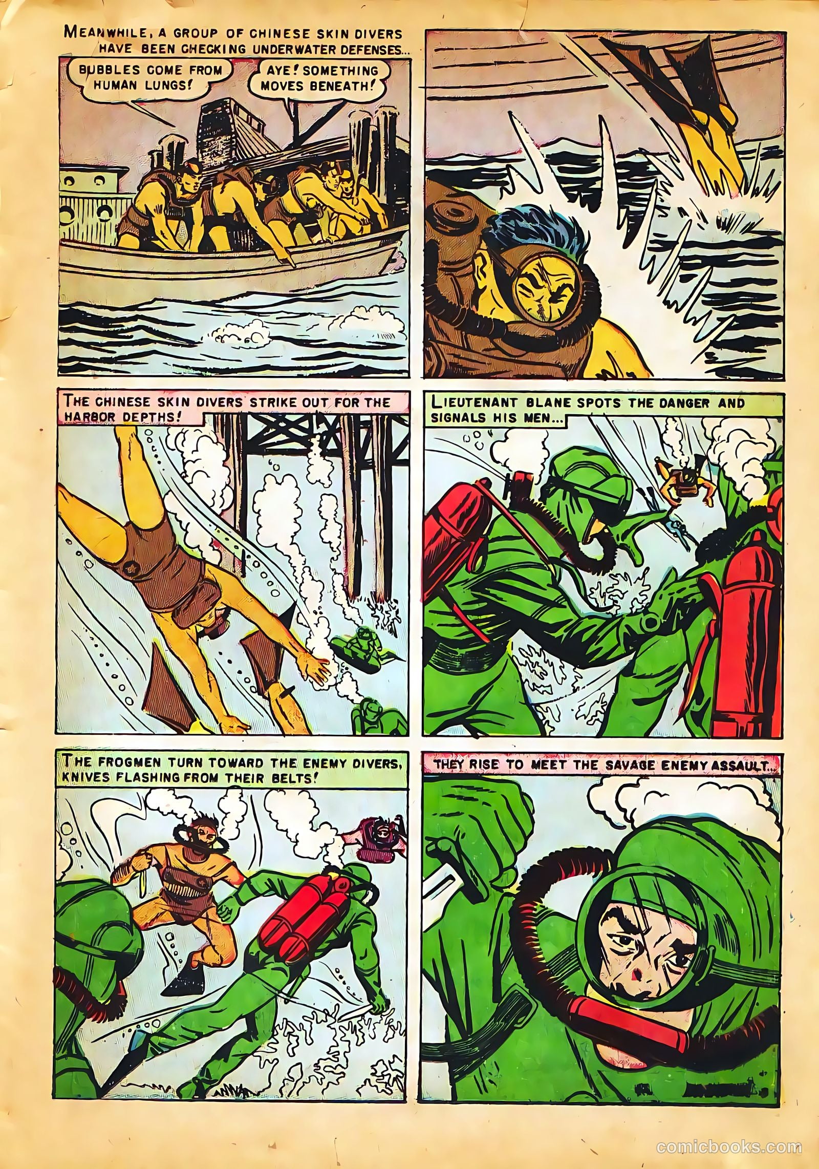 Fighting Undersea Commandos #3 (1952) — page 15 of 36