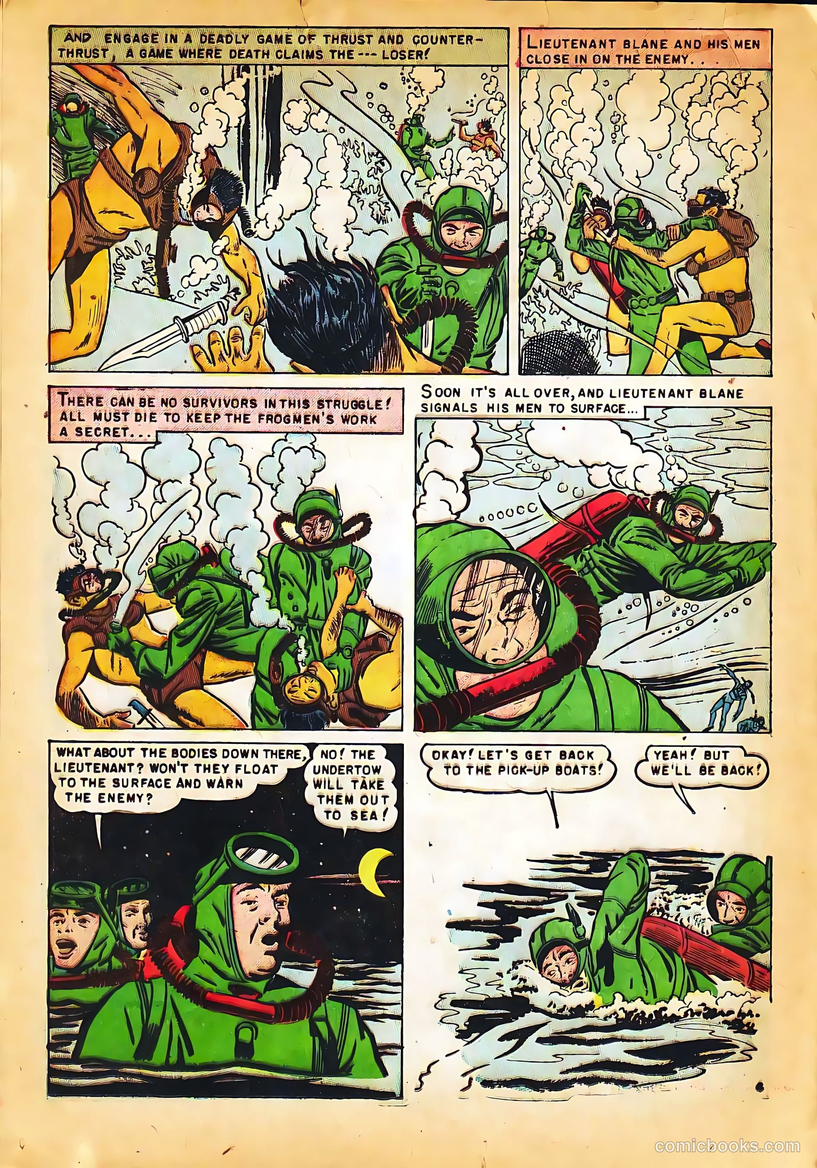 Fighting Undersea Commandos #3 (1952) — page 16 of 36