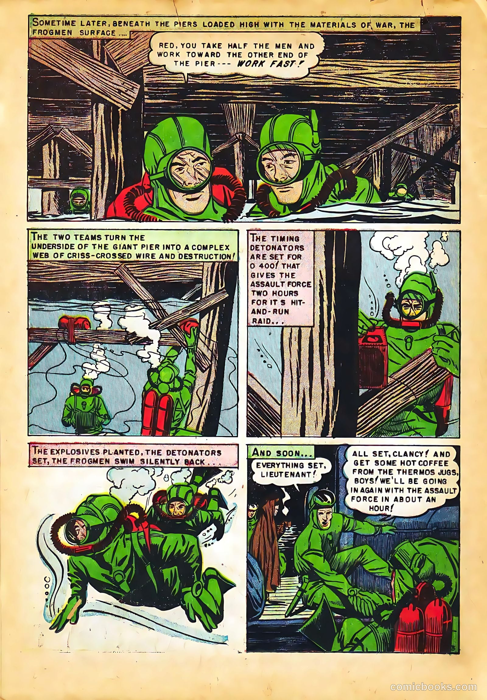 Fighting Undersea Commandos #3 (1952) — page 22 of 36