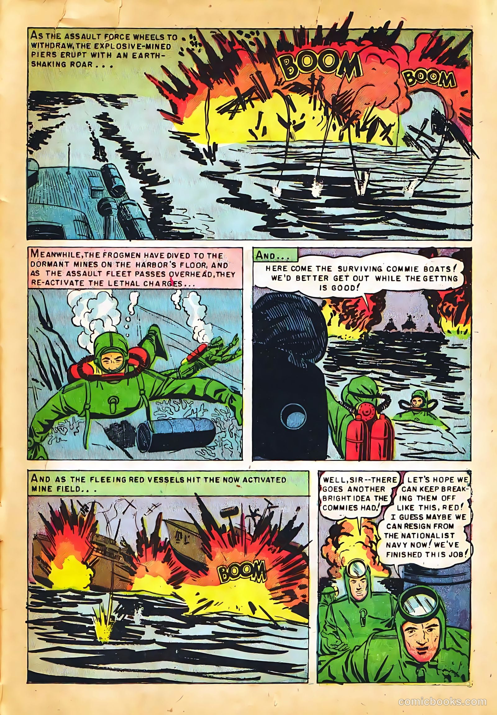 Fighting Undersea Commandos #3 (1952) — page 25 of 36
