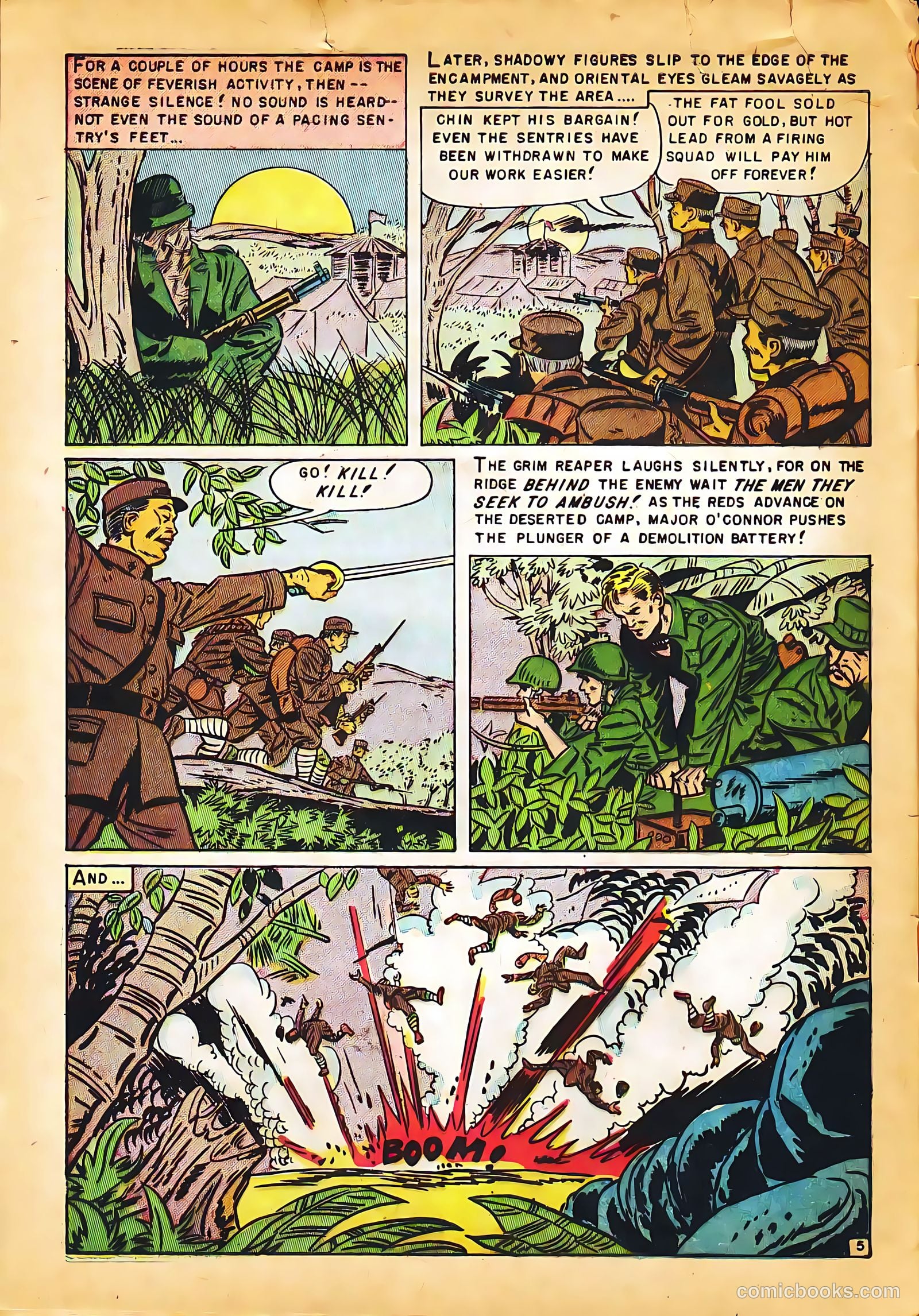 Fighting Undersea Commandos #3 (1952) — page 32 of 36