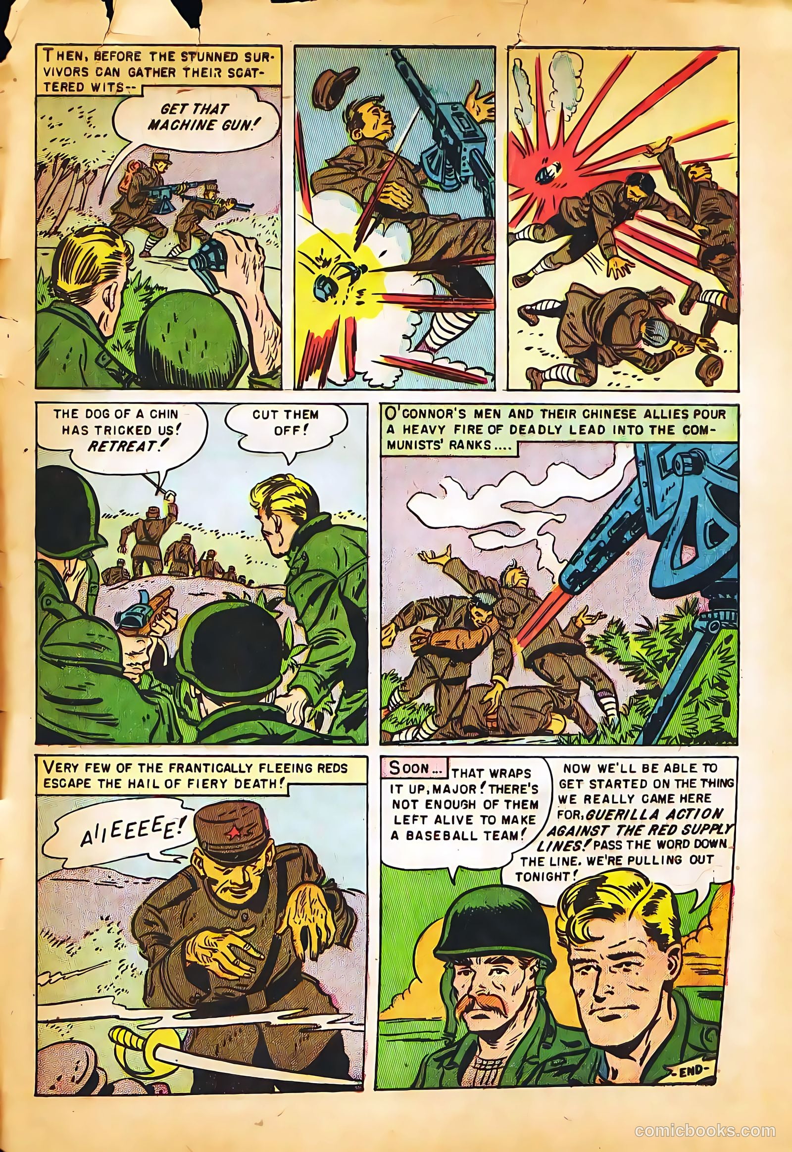 Fighting Undersea Commandos #3 (1952) — page 33 of 36