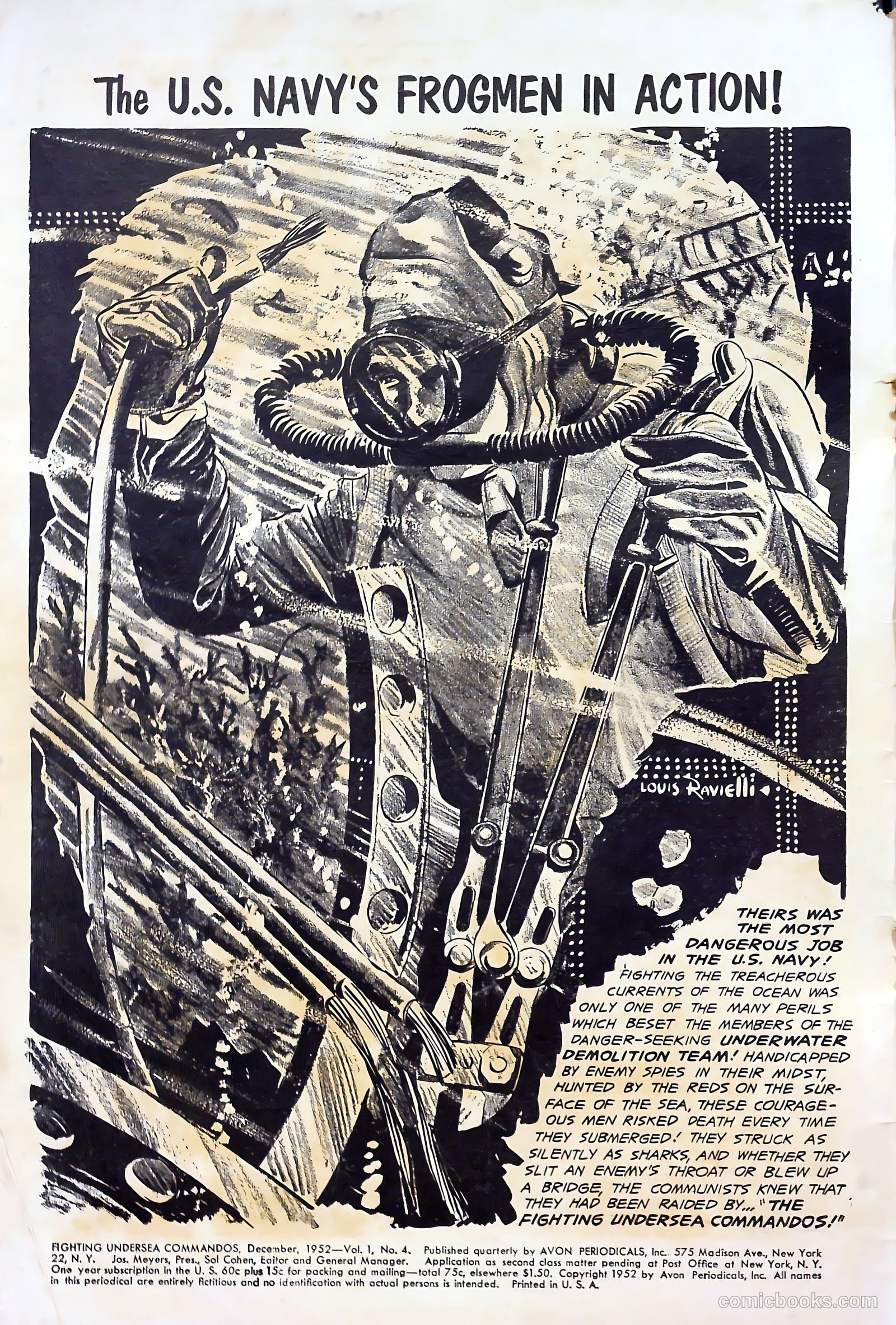 Fighting Undersea Commandos #4 (1952) — page 2 of 36