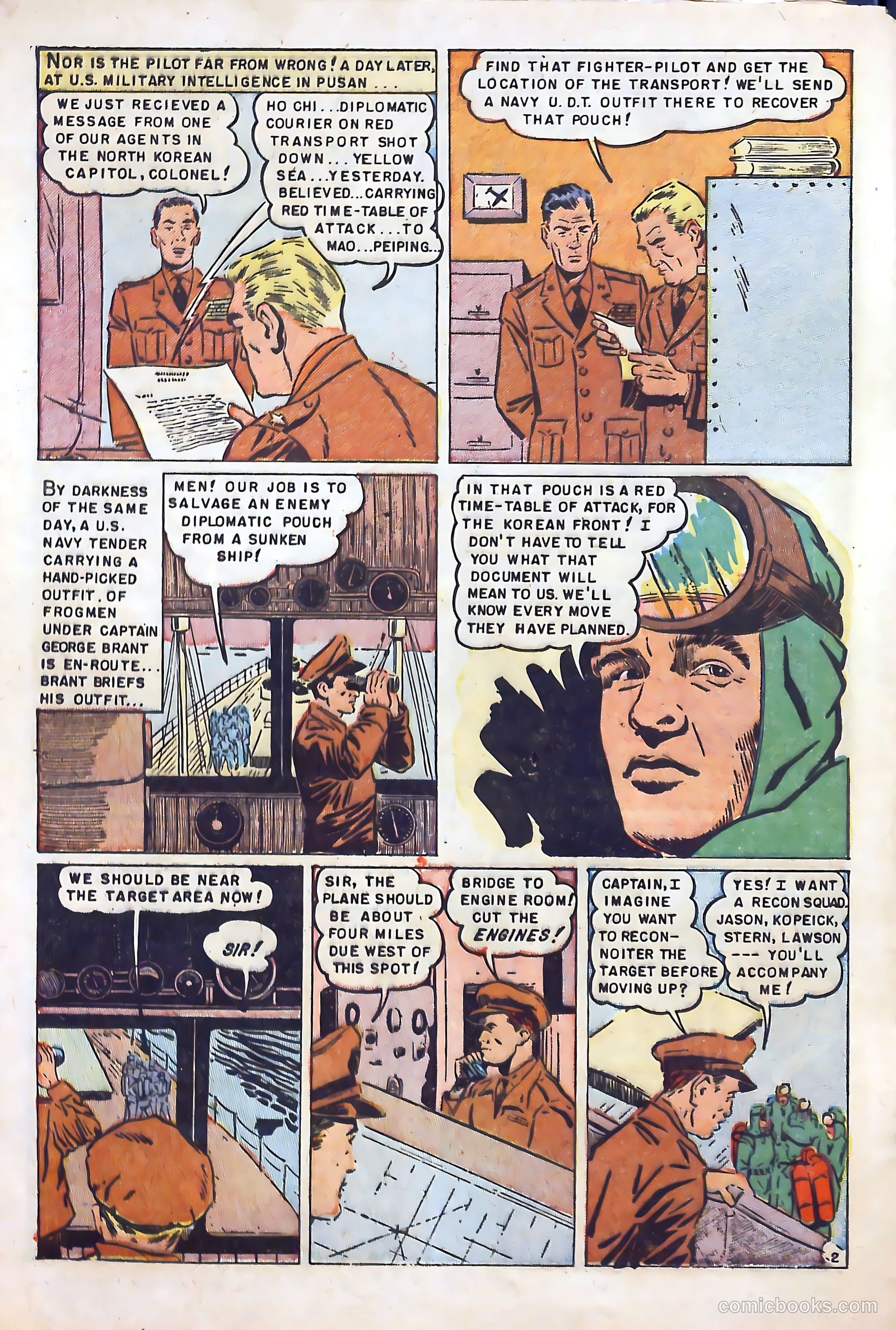 Fighting Undersea Commandos #4 (1952) — page 4 of 36