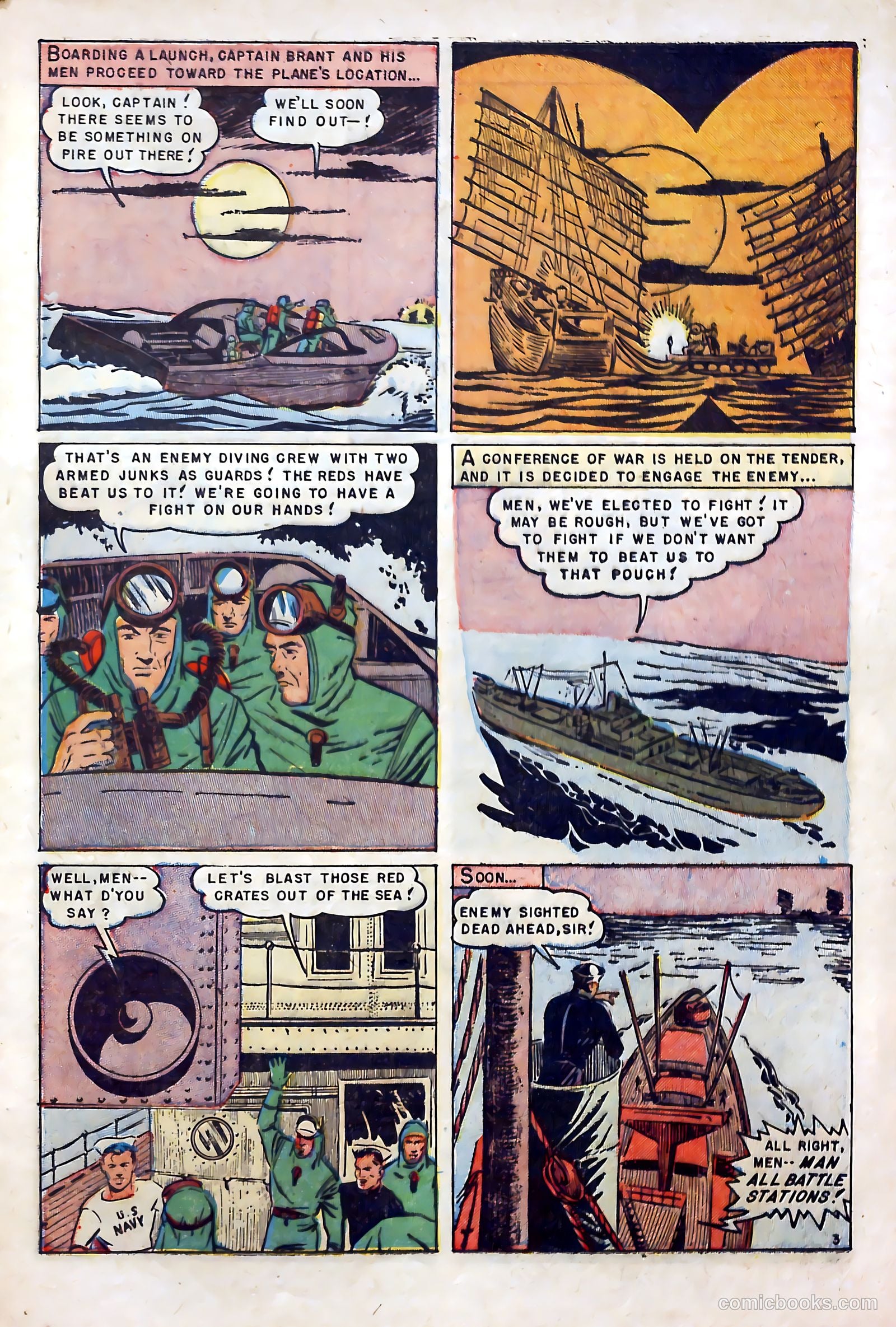 Fighting Undersea Commandos #4 (1952) — page 5 of 36
