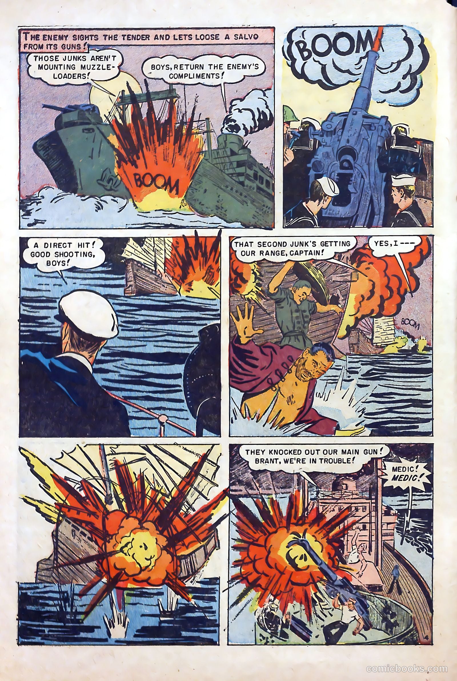 Fighting Undersea Commandos #4 (1952) — page 6 of 36