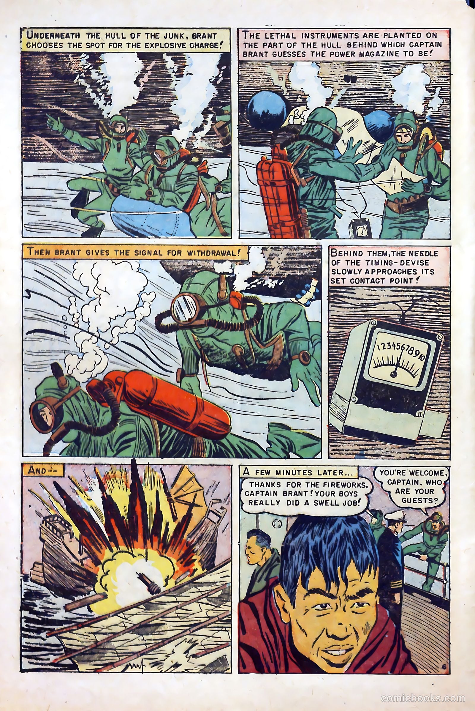 Fighting Undersea Commandos #4 (1952) — page 8 of 36