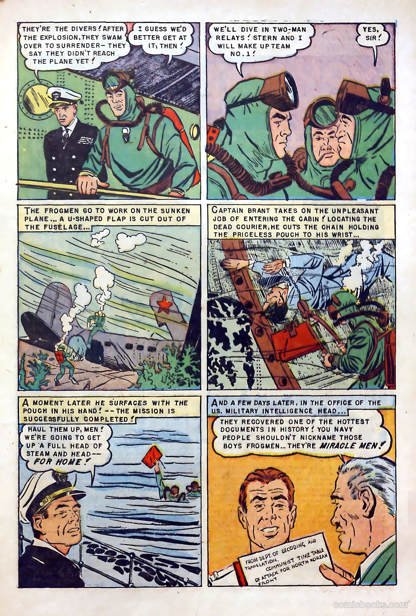 Fighting Undersea Commandos #4 (1952) — page 9 of 36
