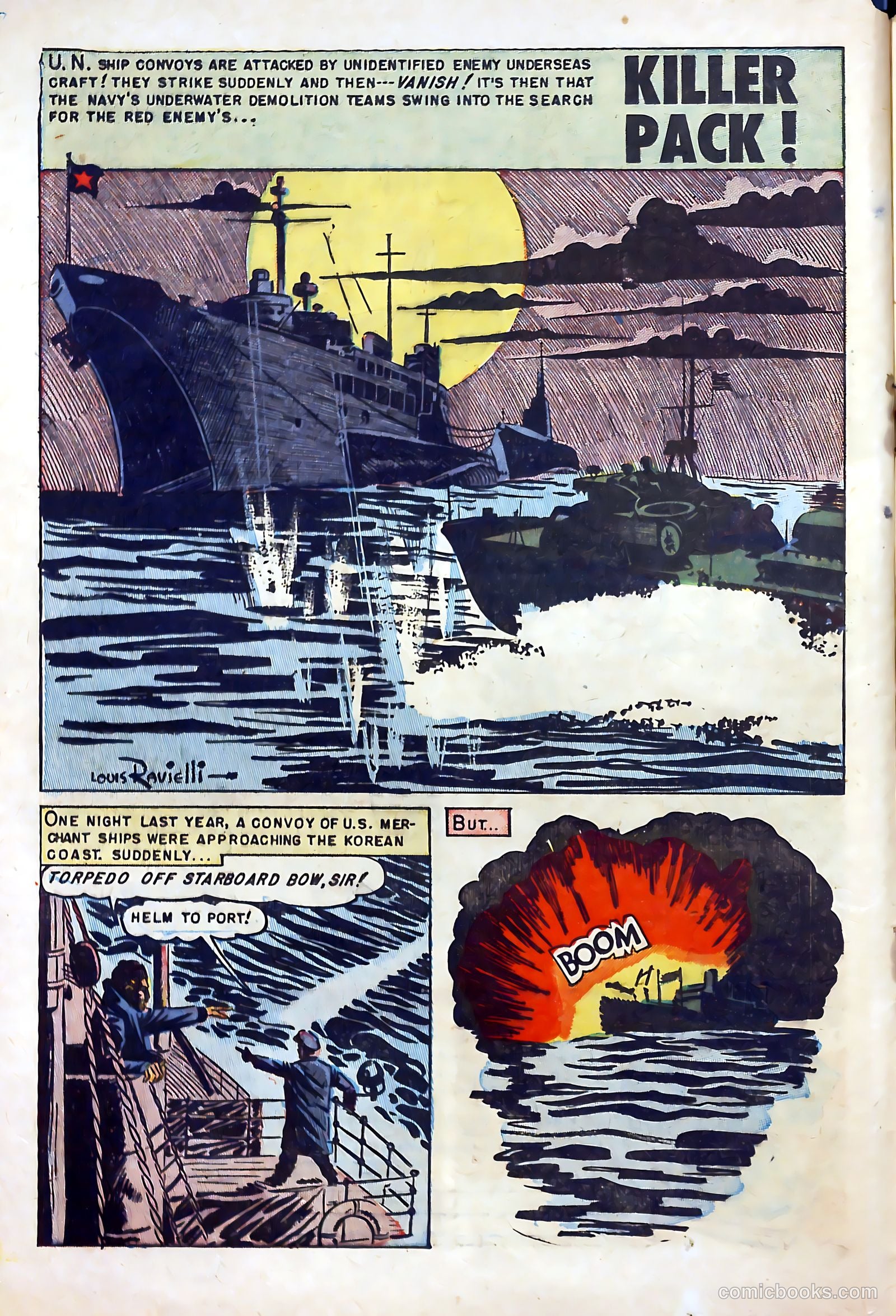 Fighting Undersea Commandos #4 (1952) — page 12 of 36