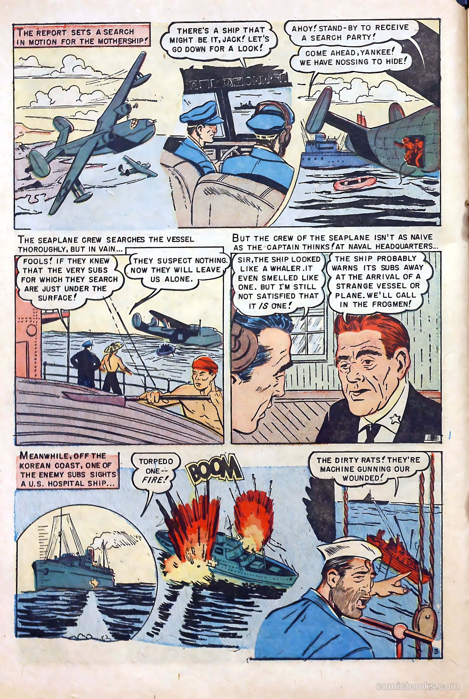 Fighting Undersea Commandos #4 (1952) — page 14 of 36