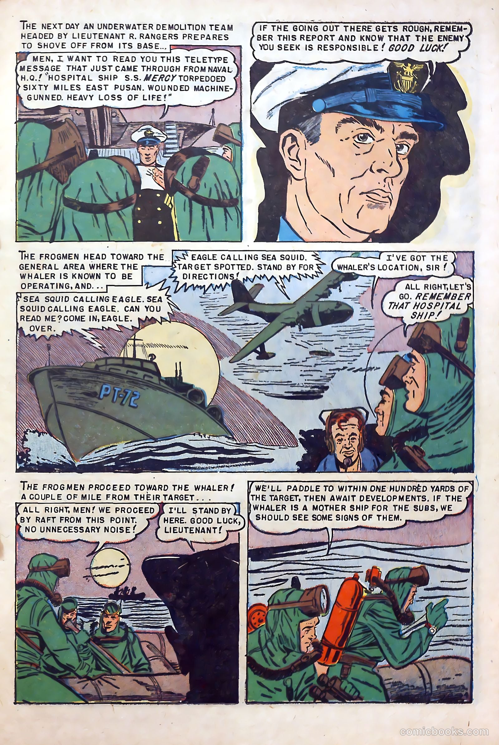 Fighting Undersea Commandos #4 (1952) — page 15 of 36