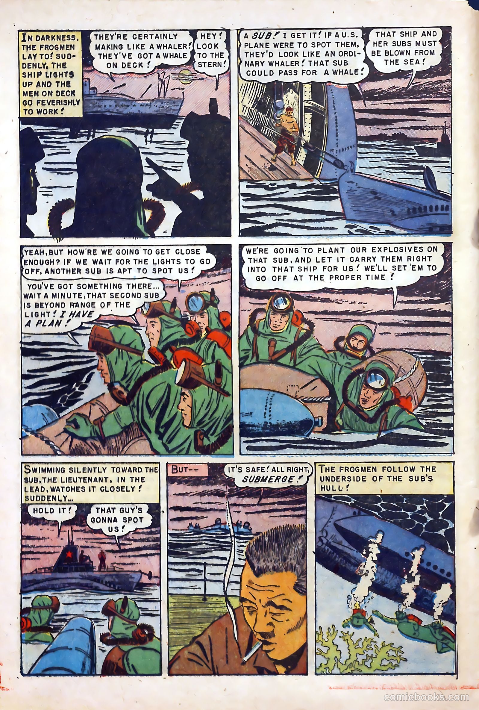 Fighting Undersea Commandos #4 (1952) — page 16 of 36