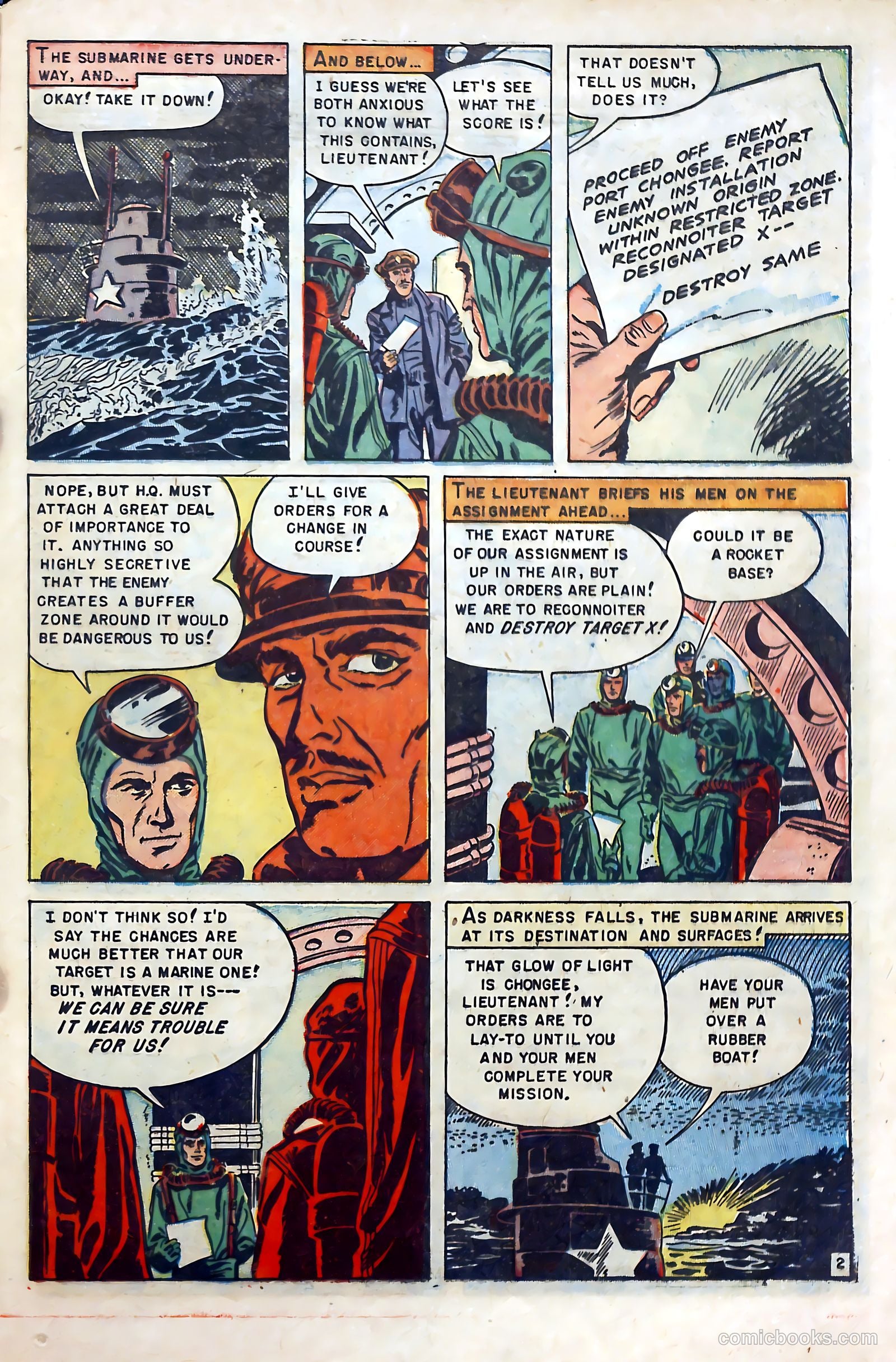 Fighting Undersea Commandos #4 (1952) — page 21 of 36