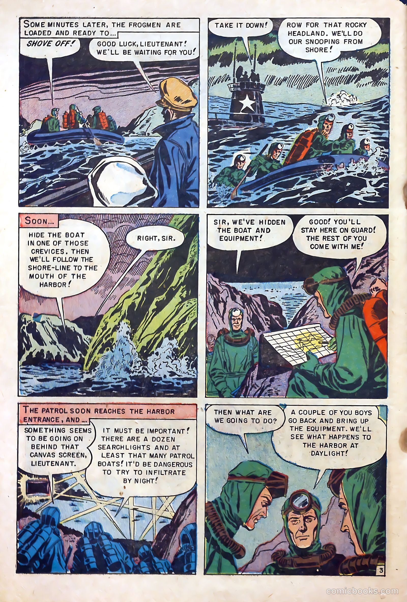 Fighting Undersea Commandos #4 (1952) — page 22 of 36