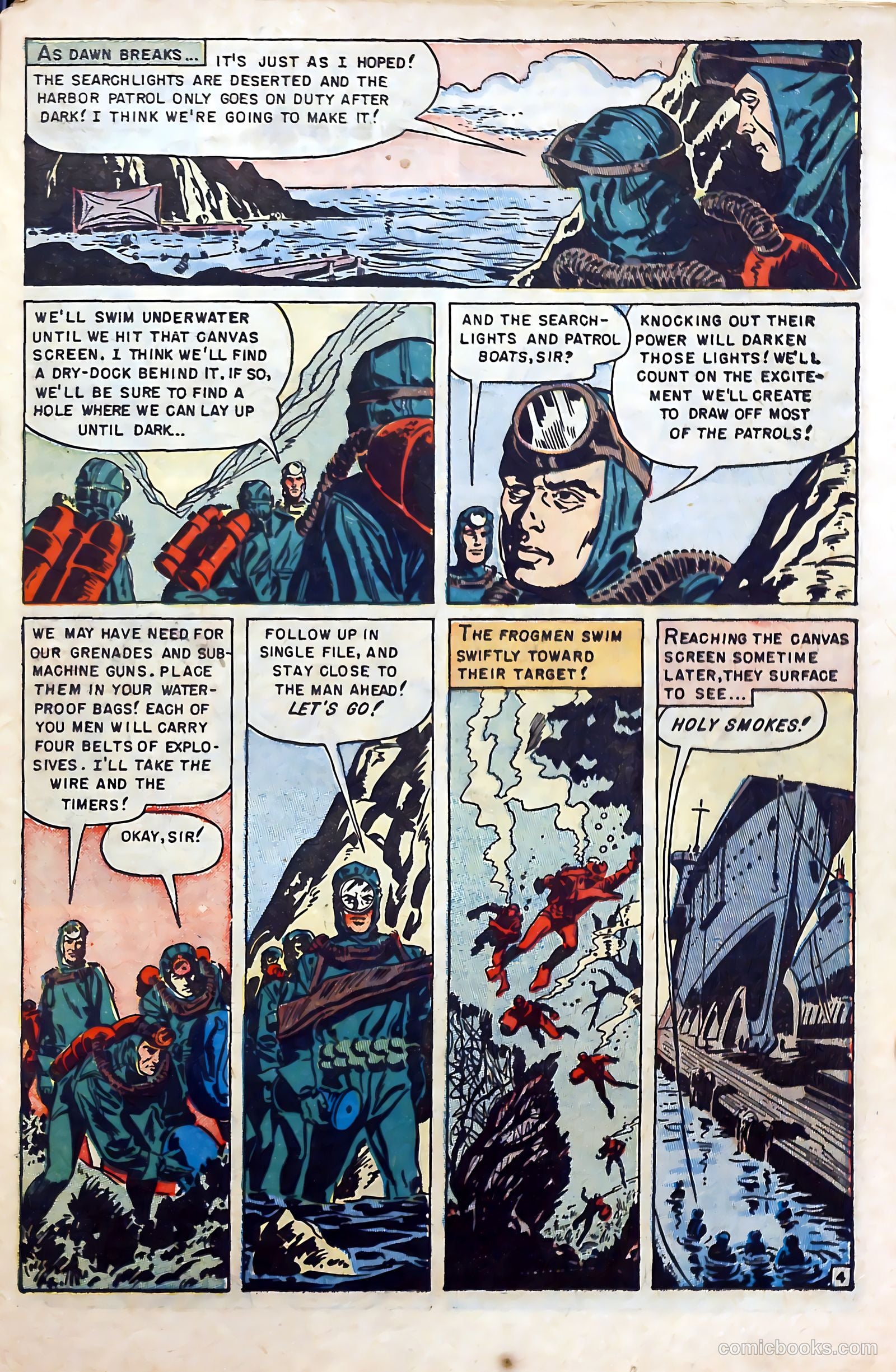 Fighting Undersea Commandos #4 (1952) — page 23 of 36