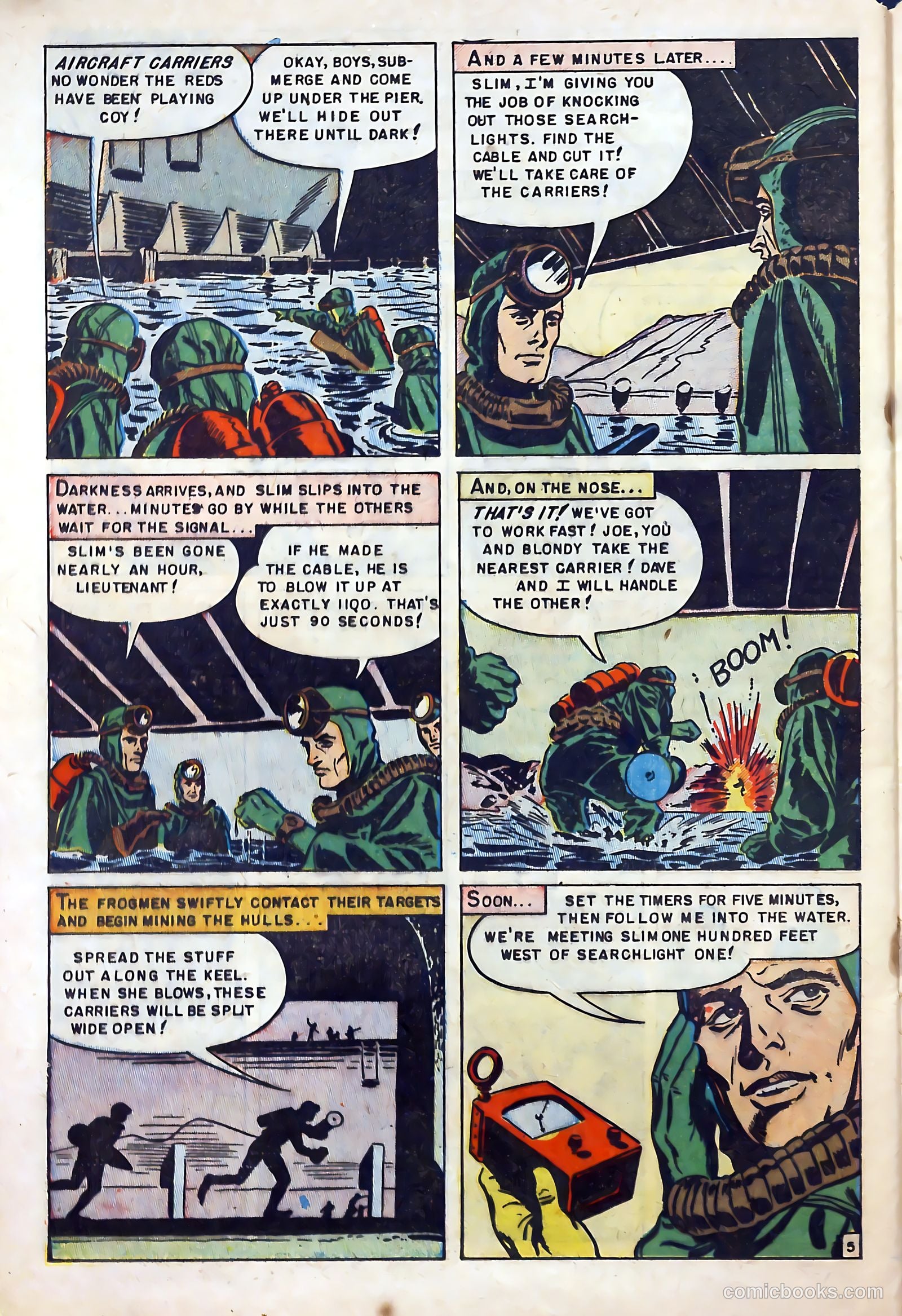 Fighting Undersea Commandos #4 (1952) — page 24 of 36