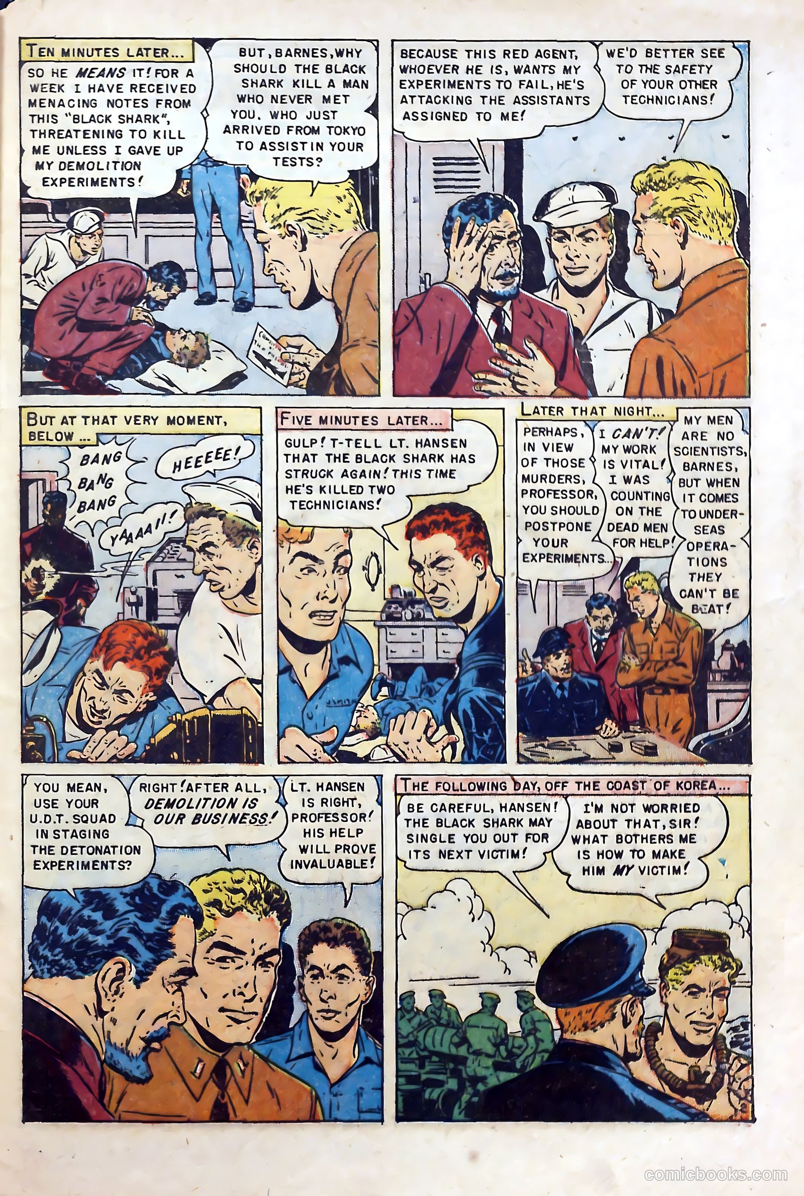 Fighting Undersea Commandos #4 (1952) — page 29 of 36