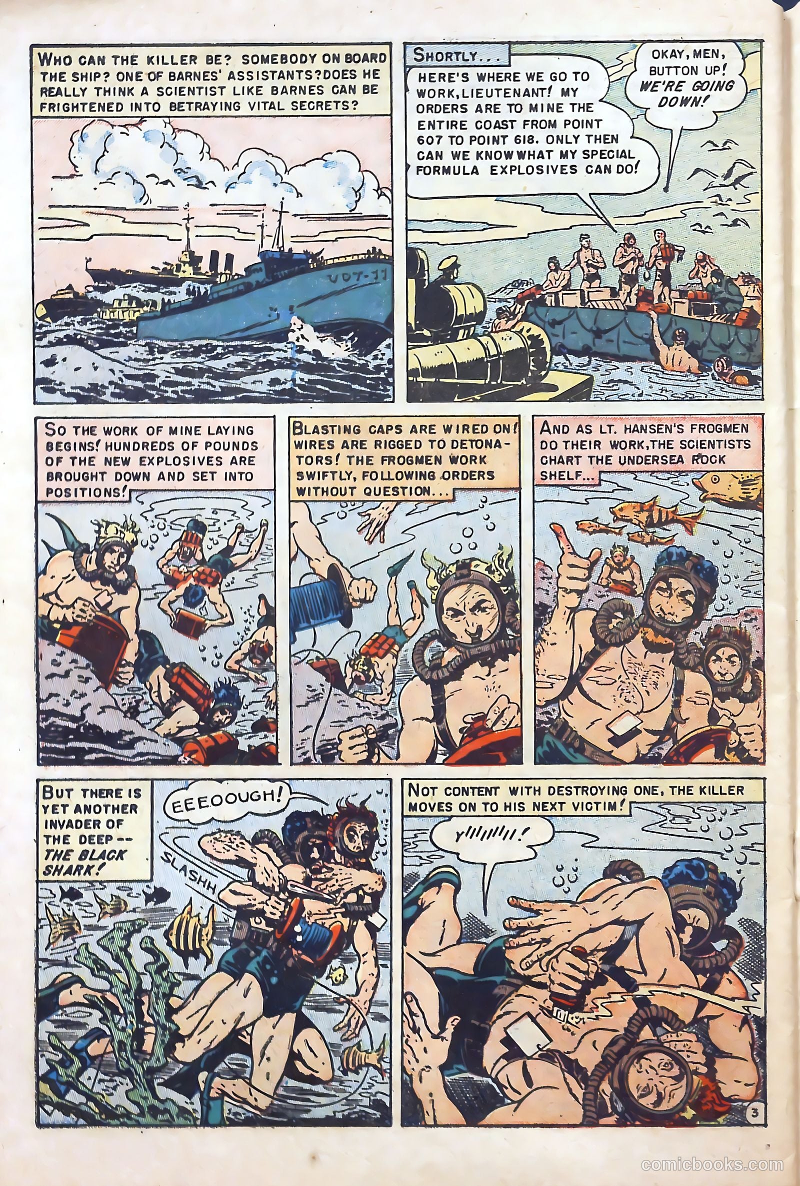 Fighting Undersea Commandos #4 (1952) — page 30 of 36