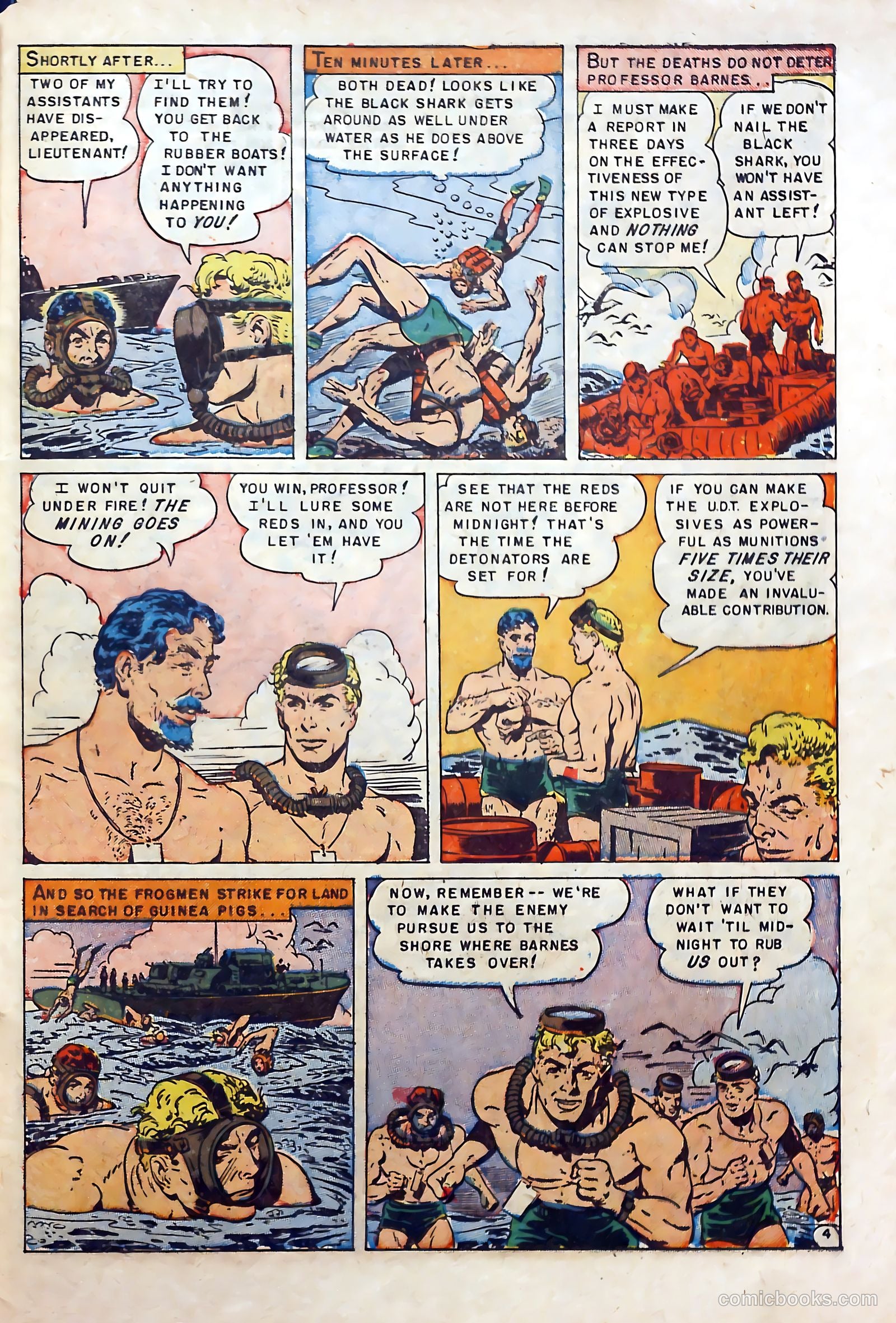 Fighting Undersea Commandos #4 (1952) — page 31 of 36