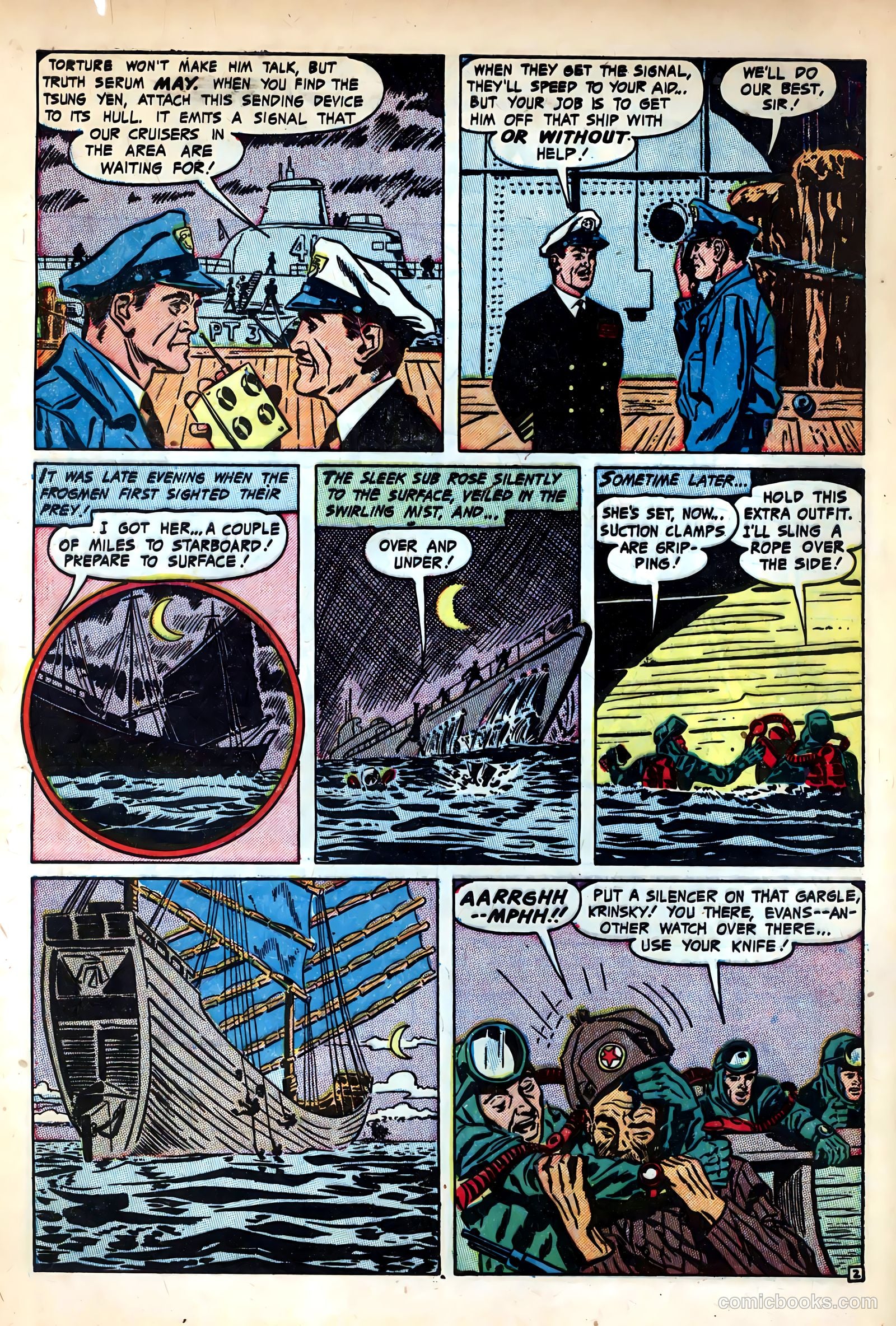 Fighting Undersea Commandos #5 (1953) — page 4 of 36