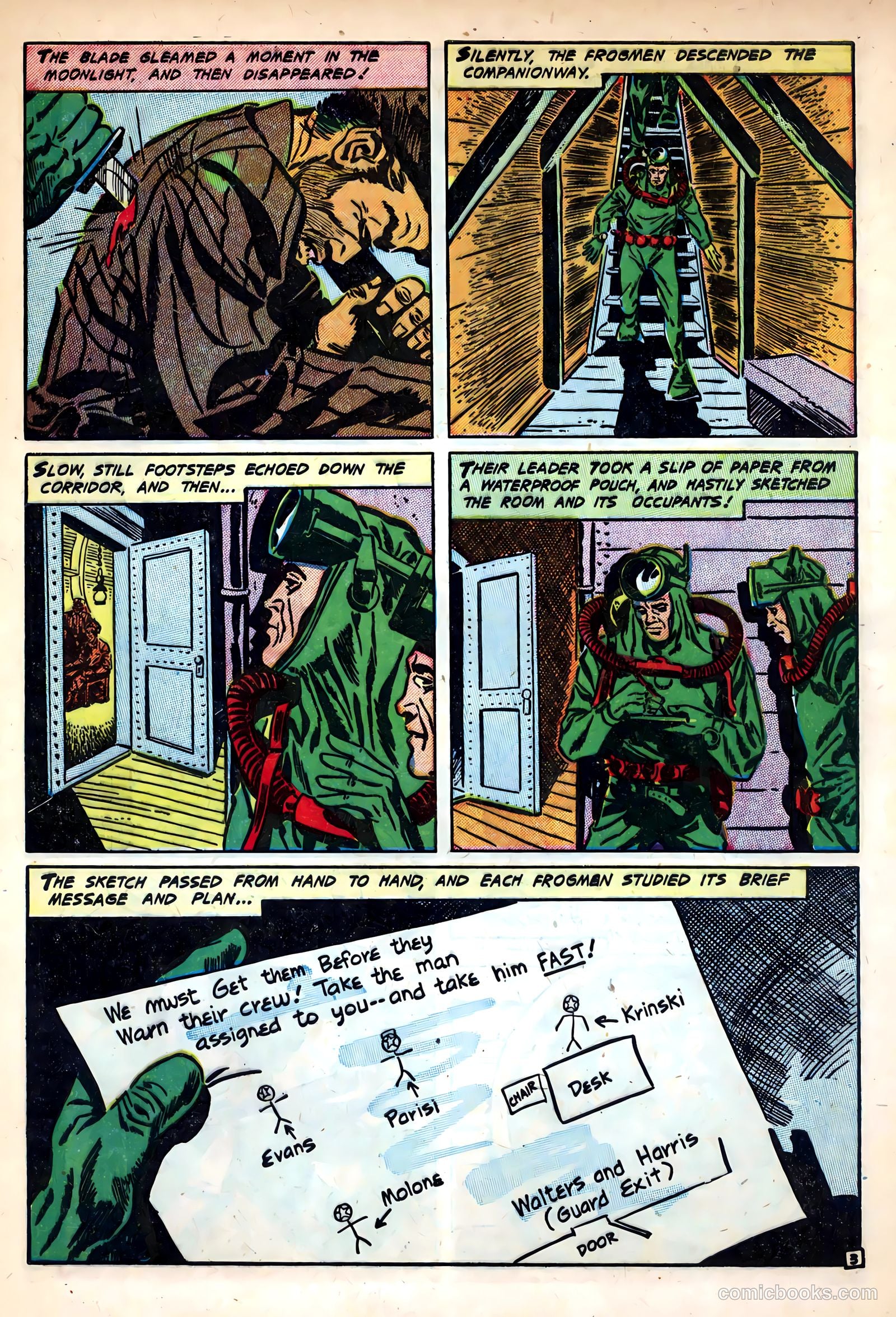 Fighting Undersea Commandos #5 (1953) — page 5 of 36