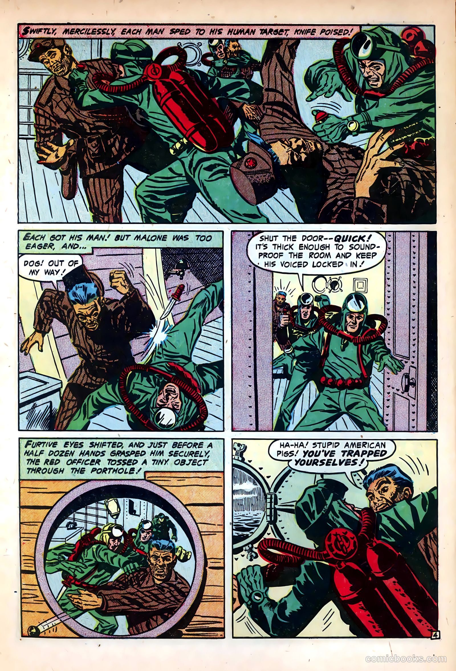 Fighting Undersea Commandos #5 (1953) — page 6 of 36