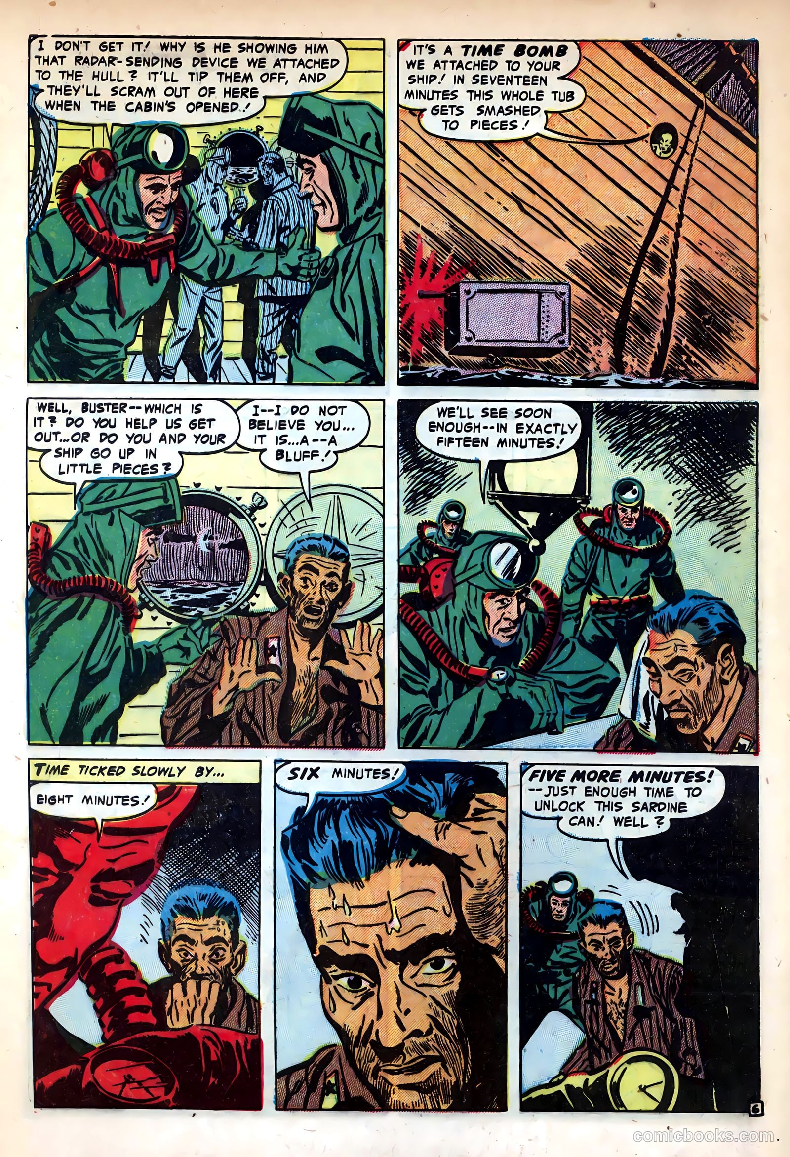 Fighting Undersea Commandos #5 (1953) — page 8 of 36