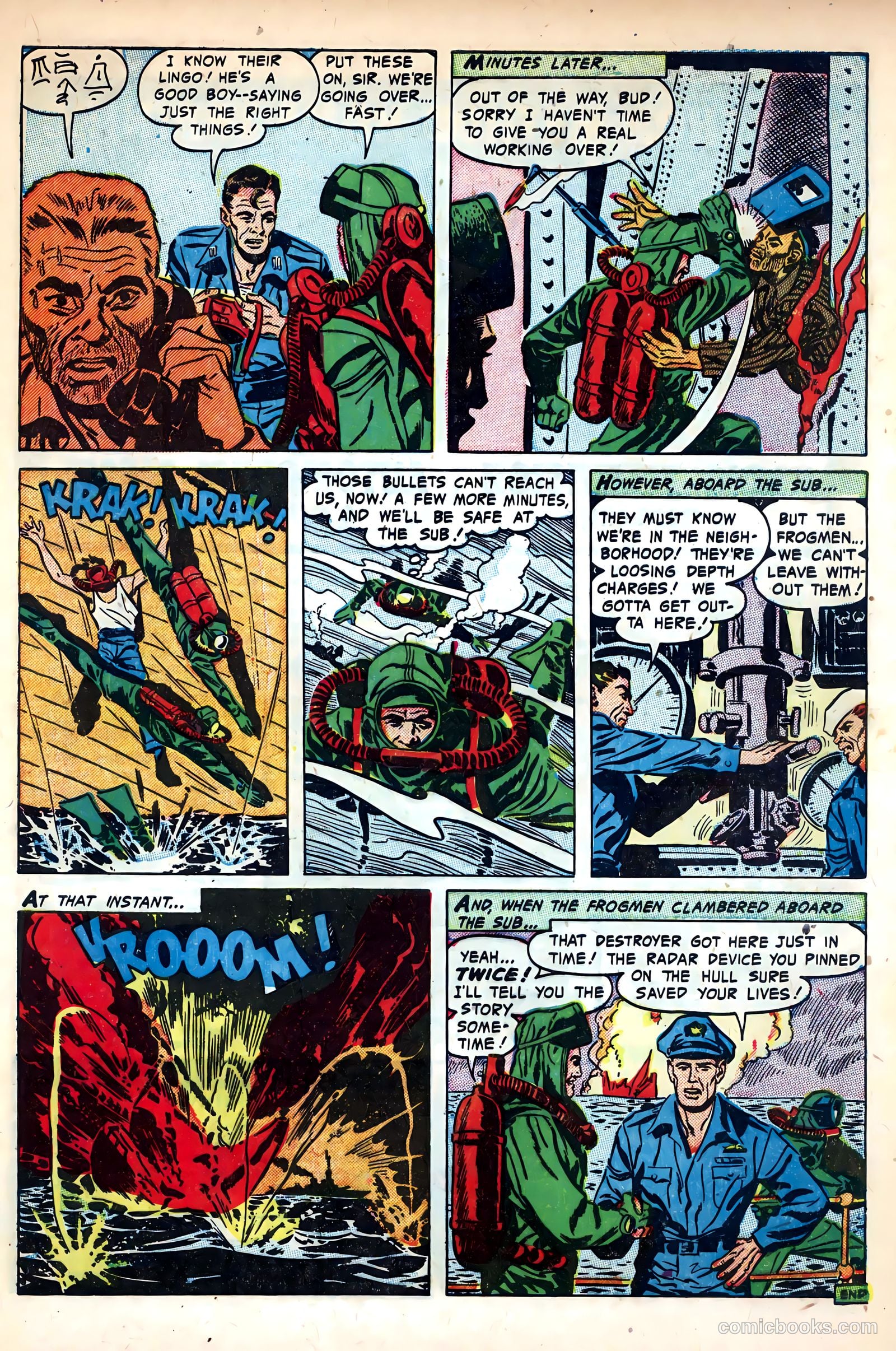 Fighting Undersea Commandos #5 (1953) — page 9 of 36
