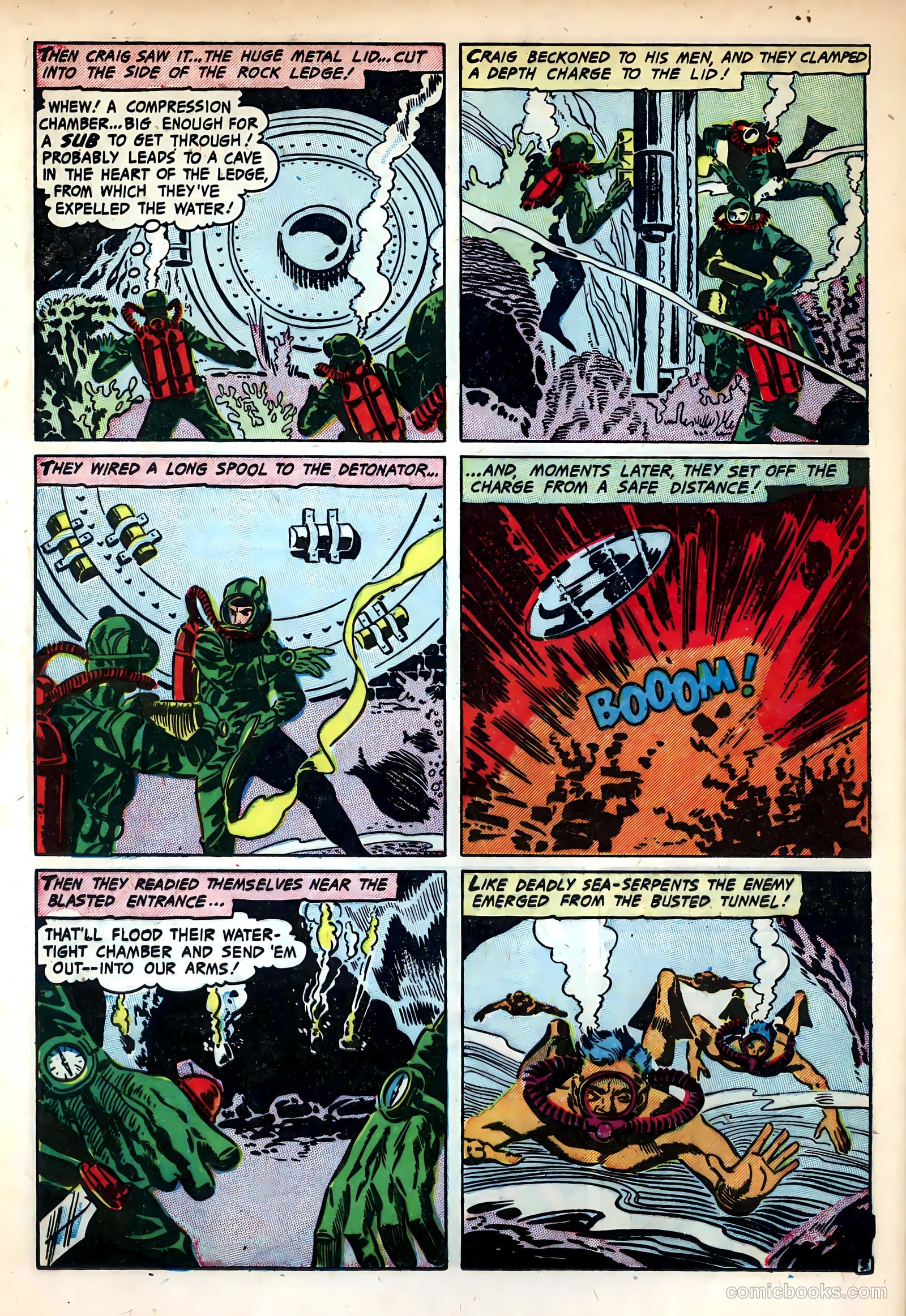 Fighting Undersea Commandos #5 (1953) — page 16 of 36
