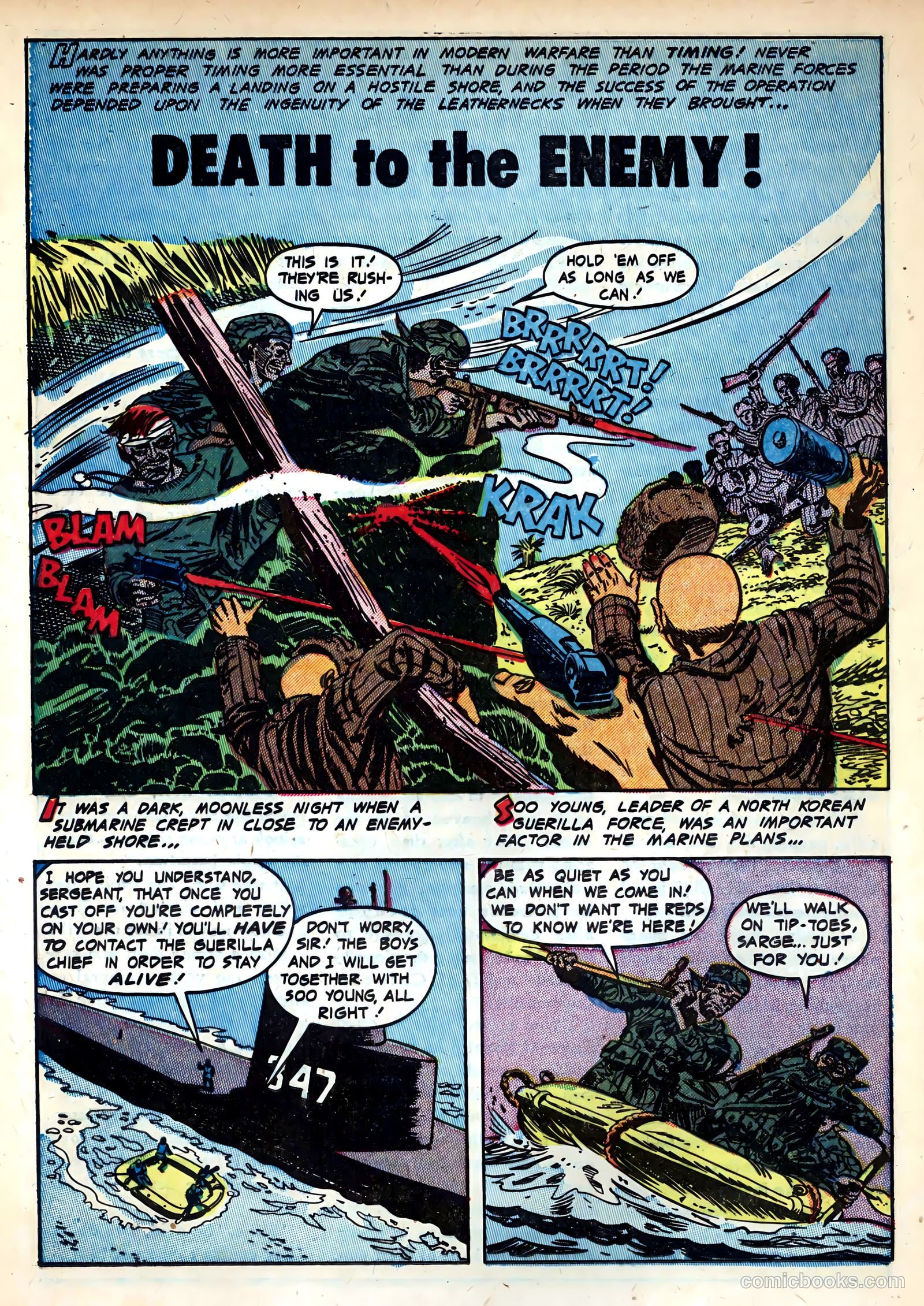 Fighting Undersea Commandos #5 (1953) — page 20 of 36