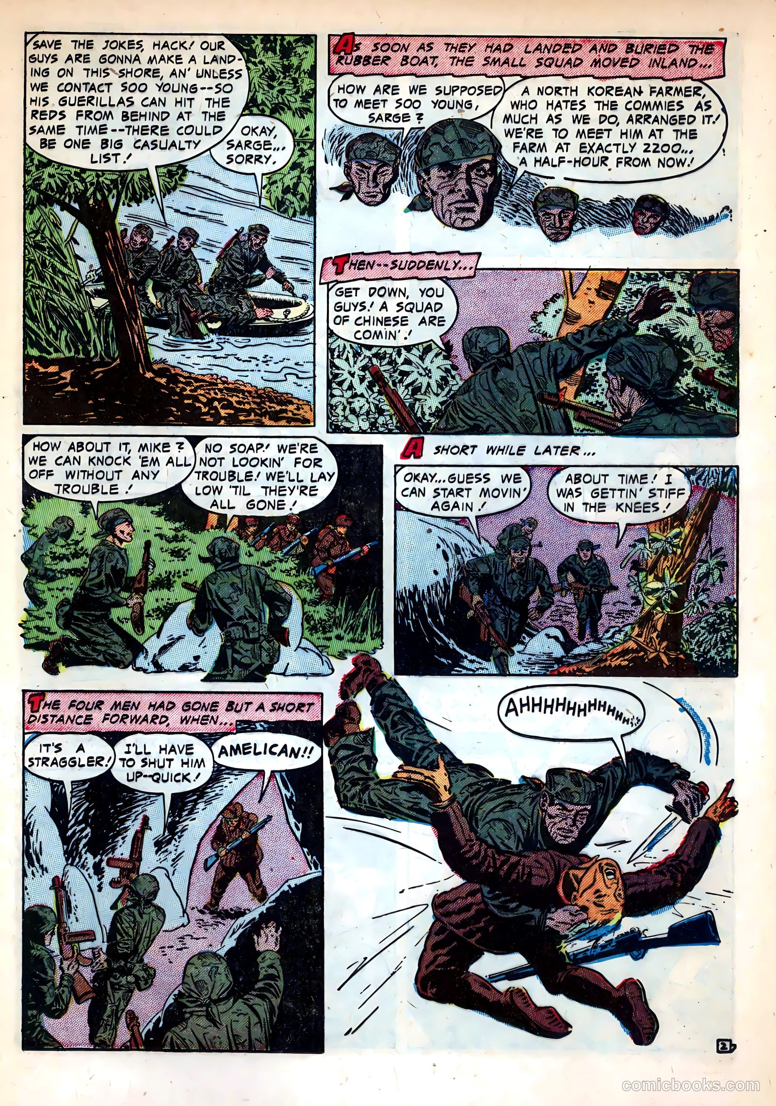 Fighting Undersea Commandos #5 (1953) — page 21 of 36