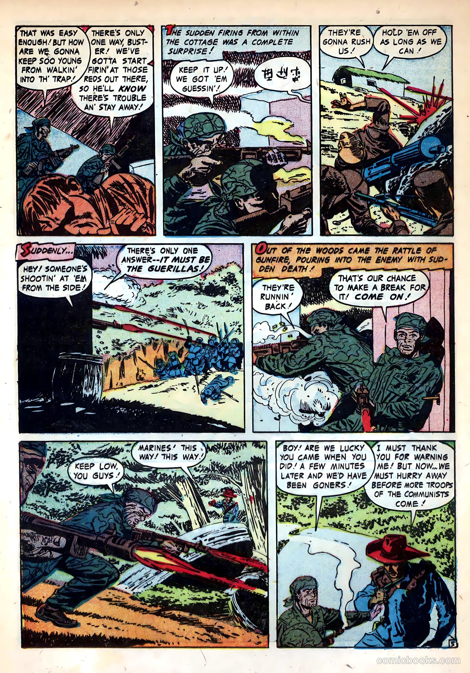 Fighting Undersea Commandos #5 (1953) — page 24 of 36