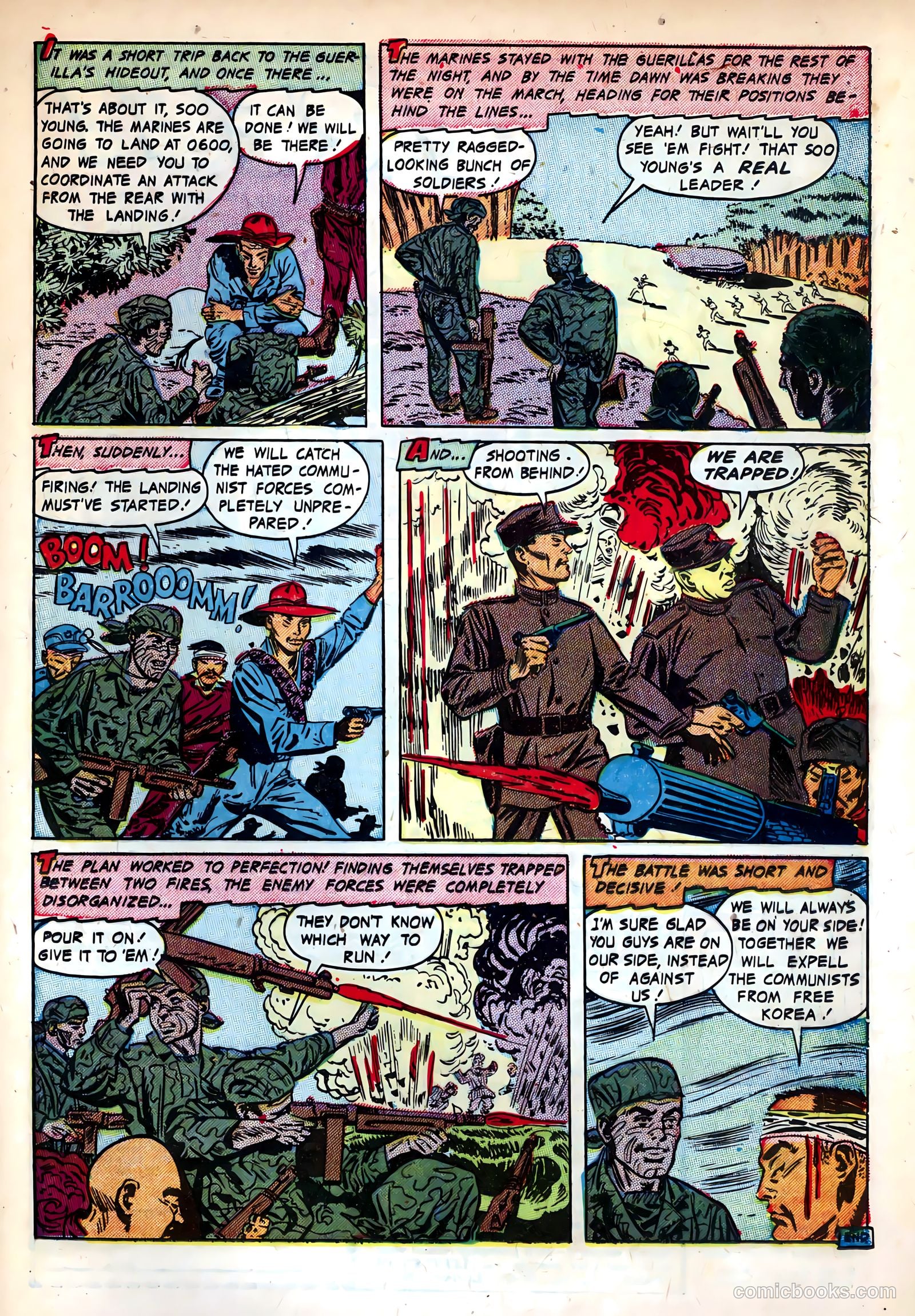 Fighting Undersea Commandos #5 (1953) — page 25 of 36