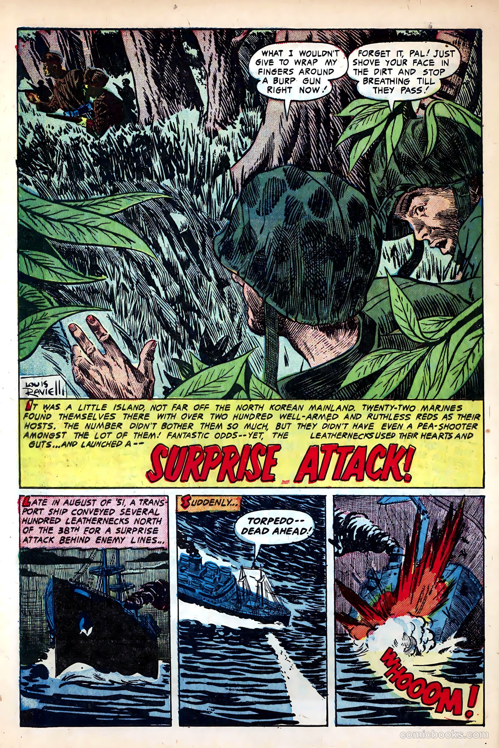 Fighting Undersea Commandos #5 (1953) — page 28 of 36