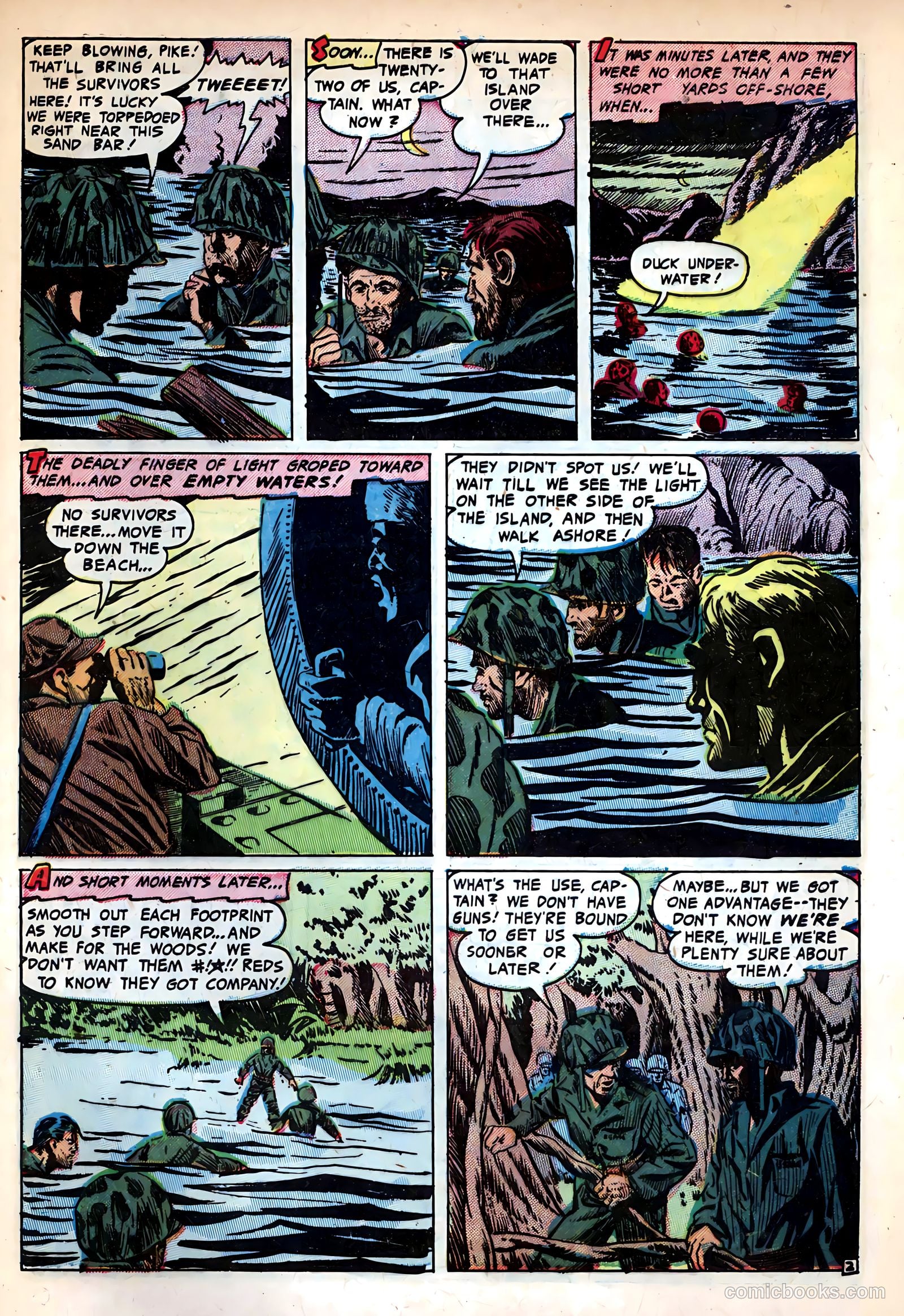 Fighting Undersea Commandos #5 (1953) — page 29 of 36